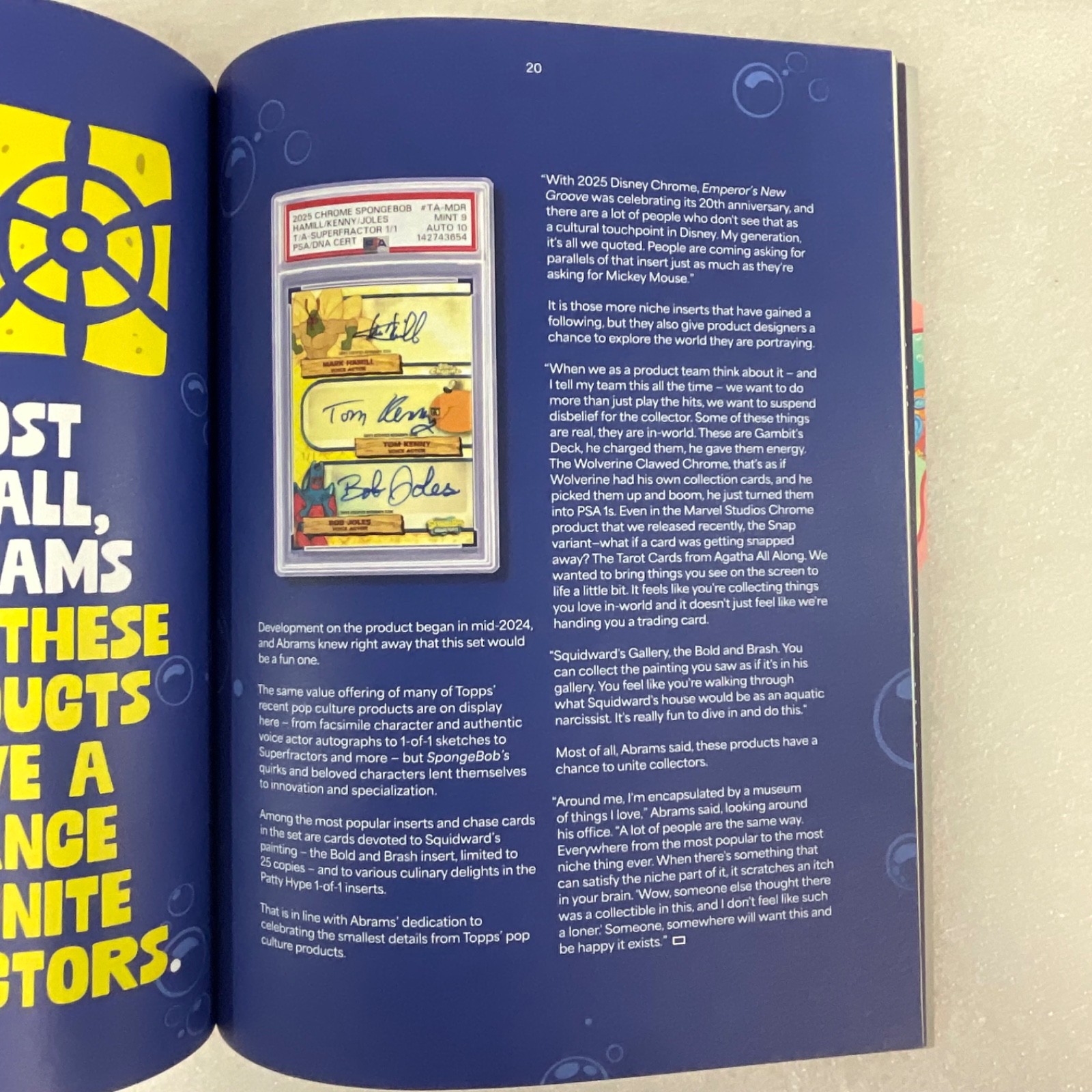 PSA Magazine March 2026 Vol 24 SpongeBob Coral Variant Cover - Image 22