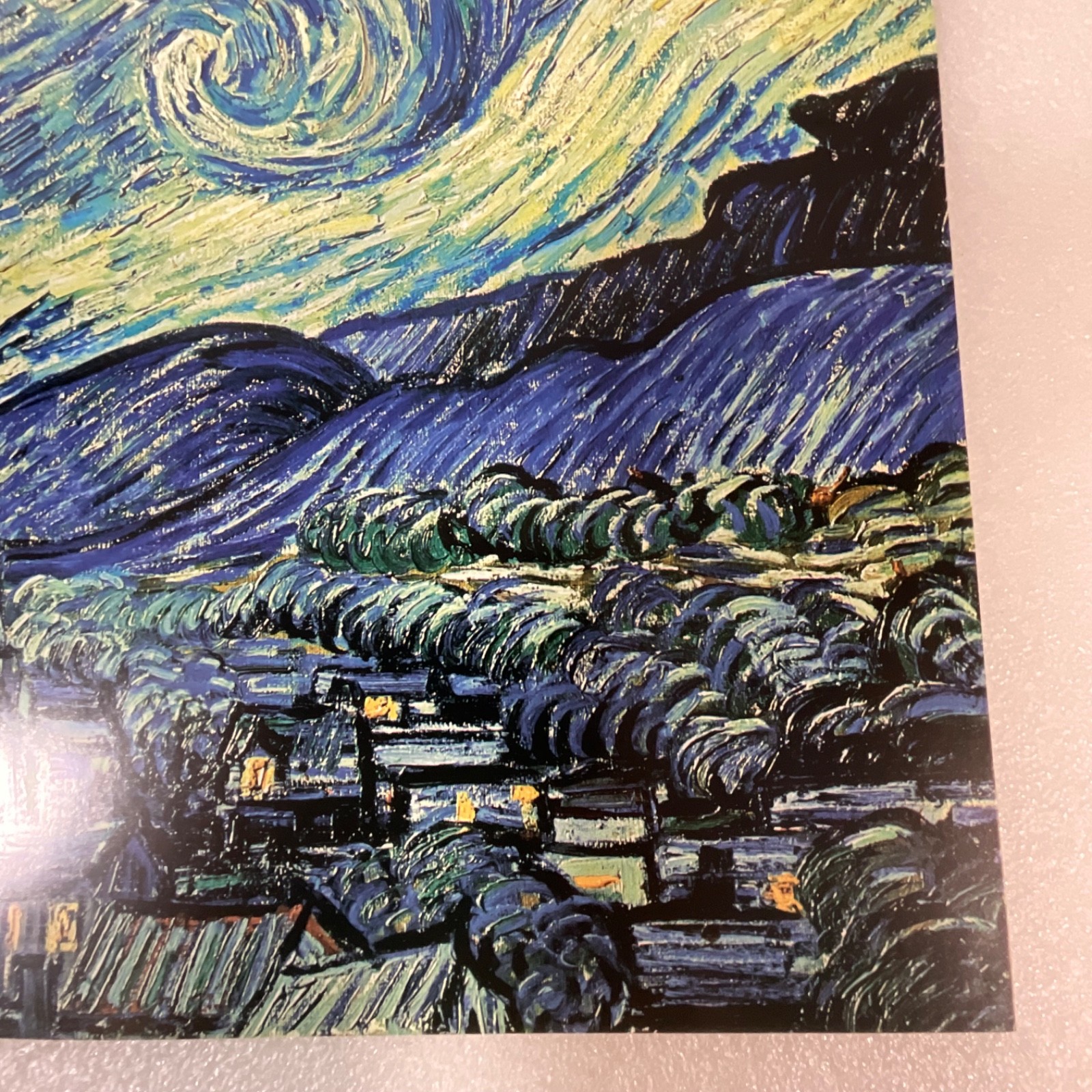 2008 ArtBeats Van Gogh Starry Night Poster 19x16in Thick Stock - Image 6