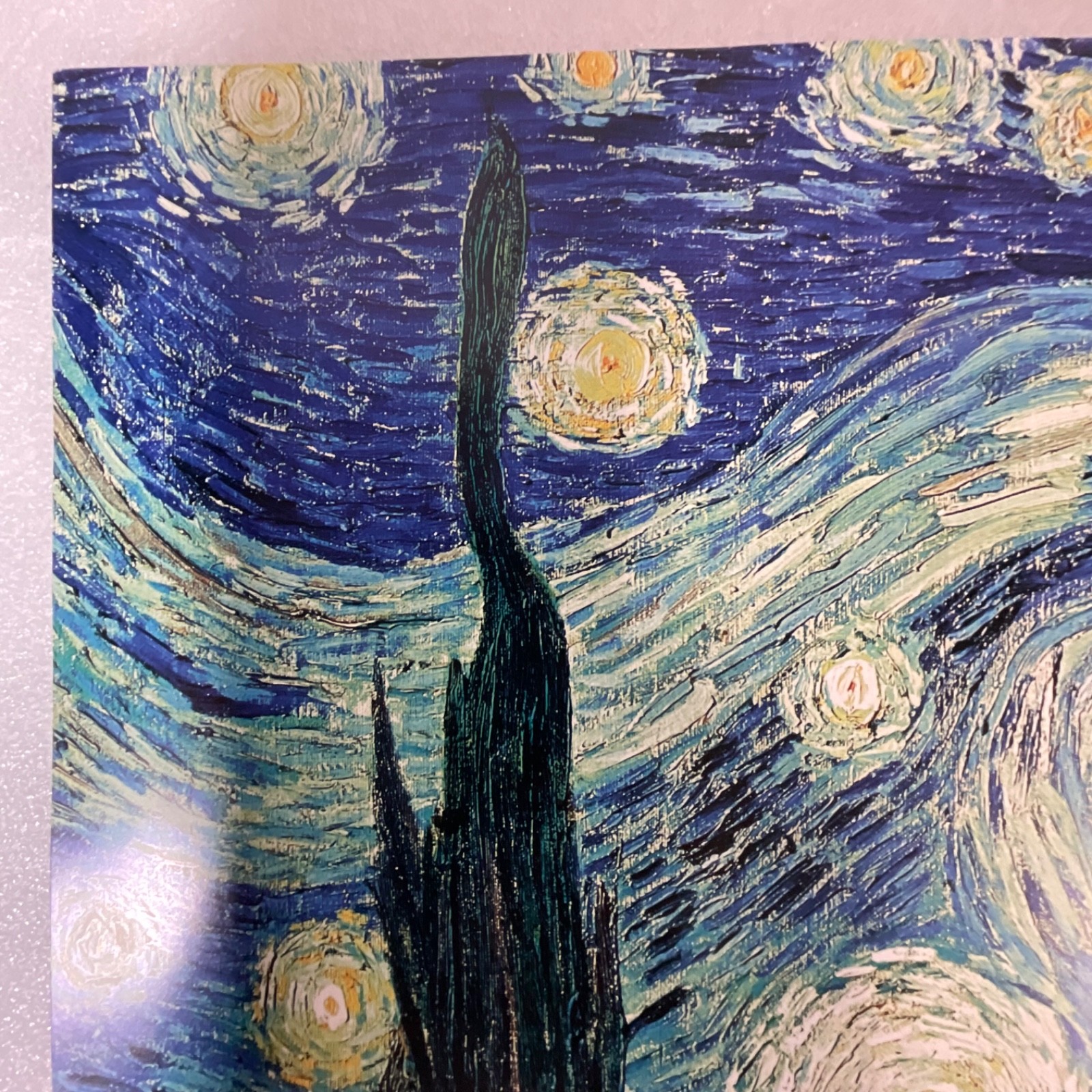2008 ArtBeats Van Gogh Starry Night Poster 19x16in Thick Stock - Image 4