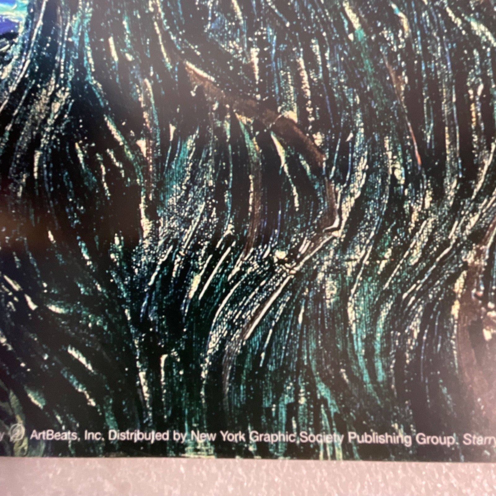2008 ArtBeats Van Gogh Starry Night Poster 19x16in Thick Stock - Image 9