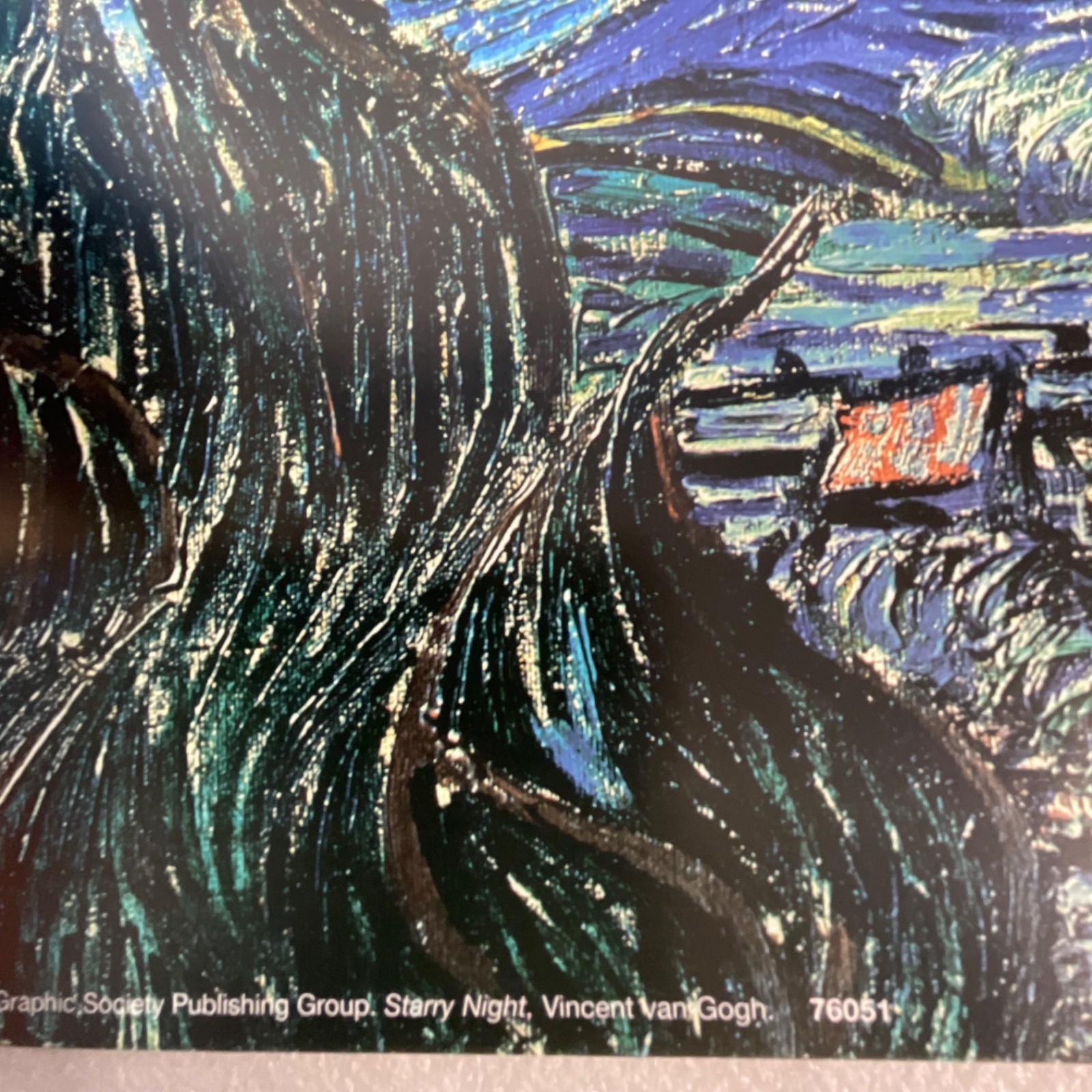 2008 ArtBeats Van Gogh Starry Night Poster 19x16in Thick Stock - Image 10