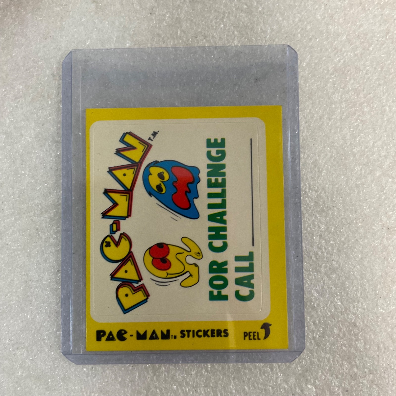 1980 Fleer Pac-Man Sticker No.14 For Challenge Call Bally Midway - Image 3