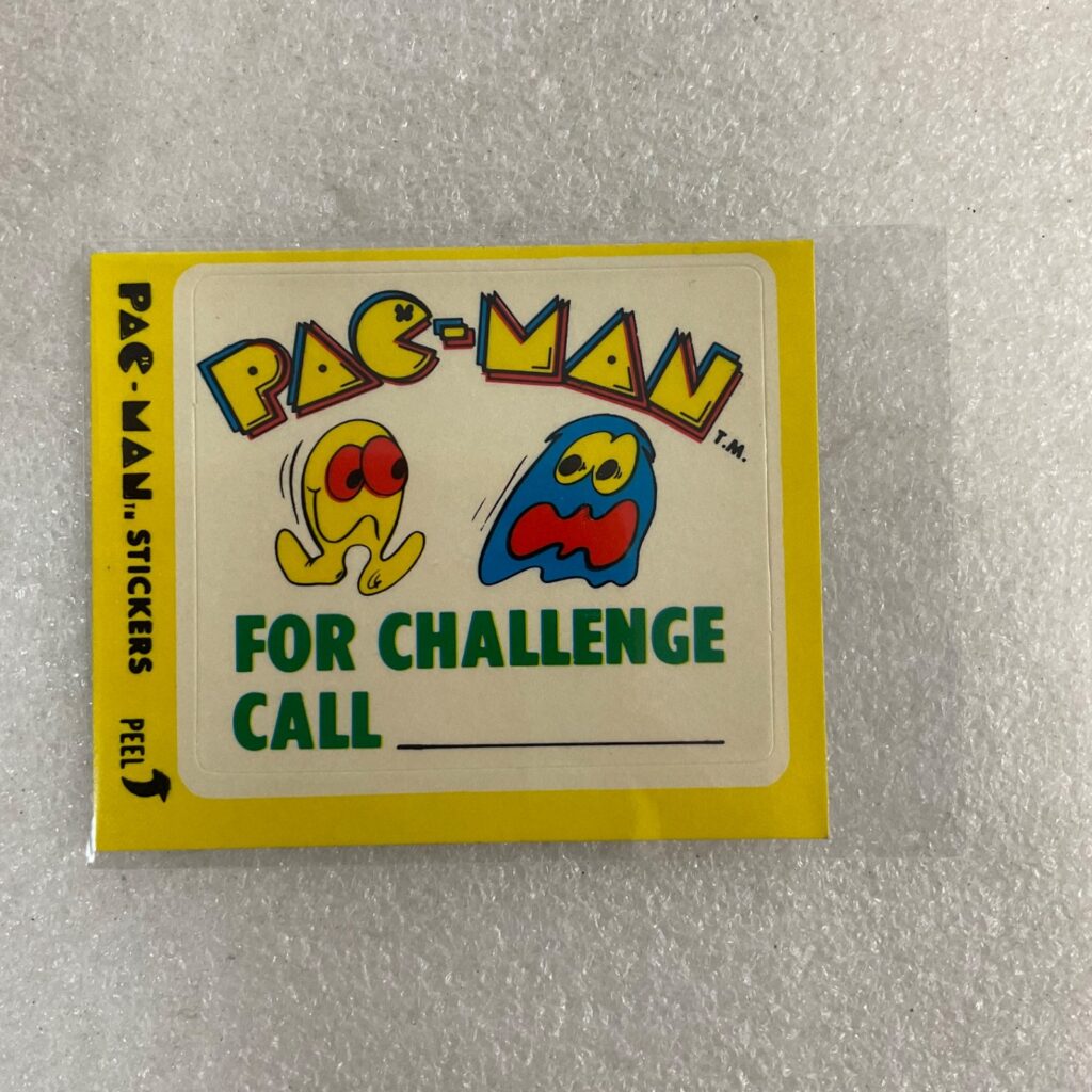1980 Fleer Pac-Man Sticker No.14 For Challenge Call Bally Midway - Image 1
