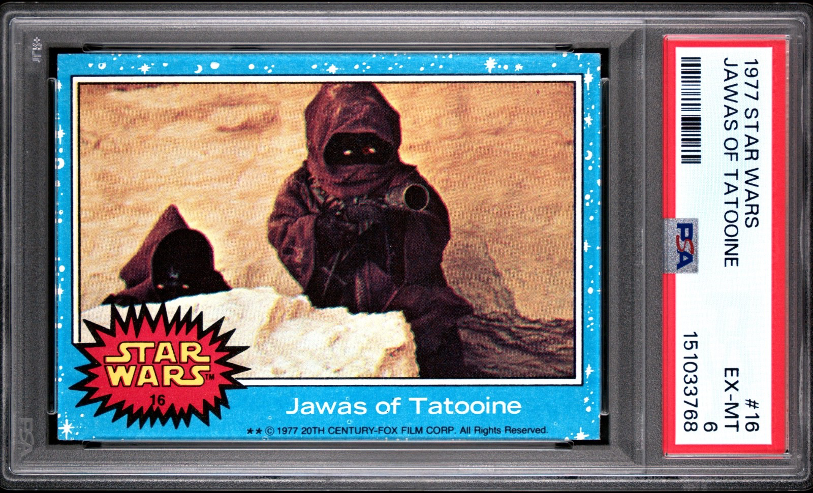 Star Wars 1977 Jawas of Tatooine #16 PSA 6 CERT#151033768 - Image 1