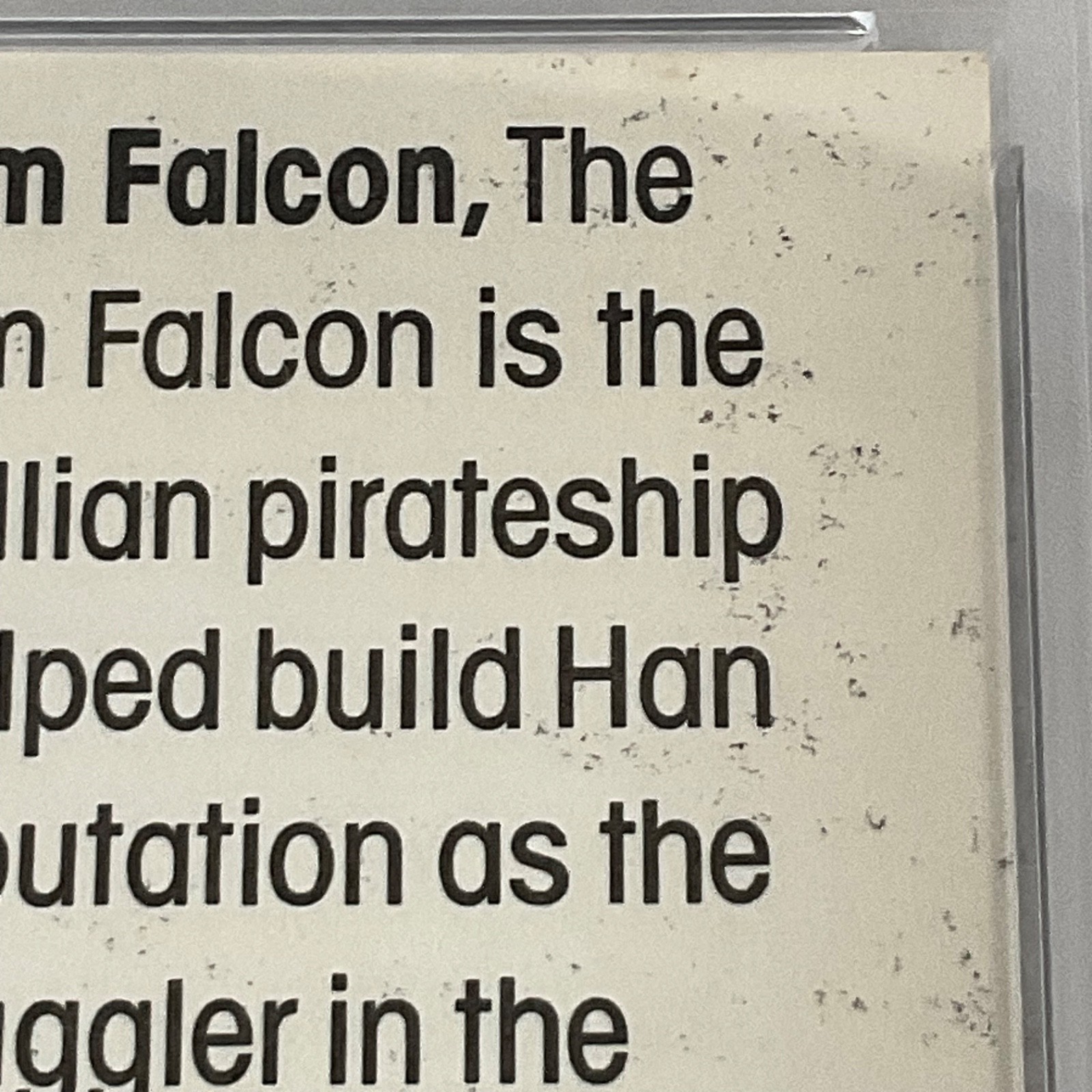 1977 Star Wars Wonder Bread #13 Millenium Falcon PSA 6 CERT#151033758 - Image 14