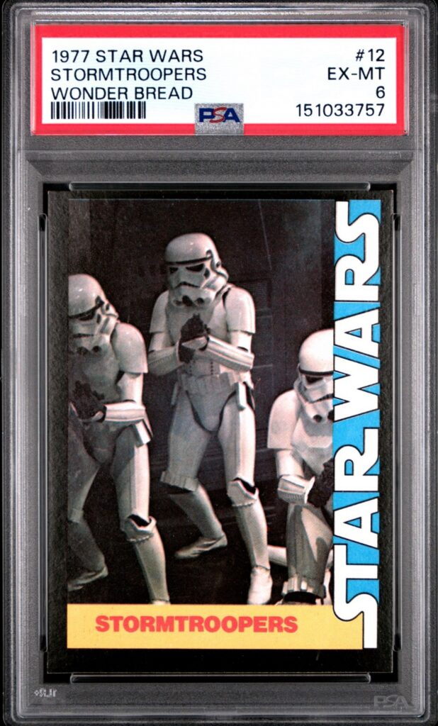 Star Wars 1977 Wonder Bread Stormtroopers #12 PSA 6 CERT#151033757 - Image 1