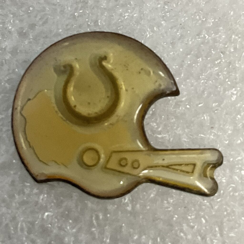 Indianapolis Colts NFL Helmet Lapel Vintage Pin Football Collectible Memorabilia - Image 1