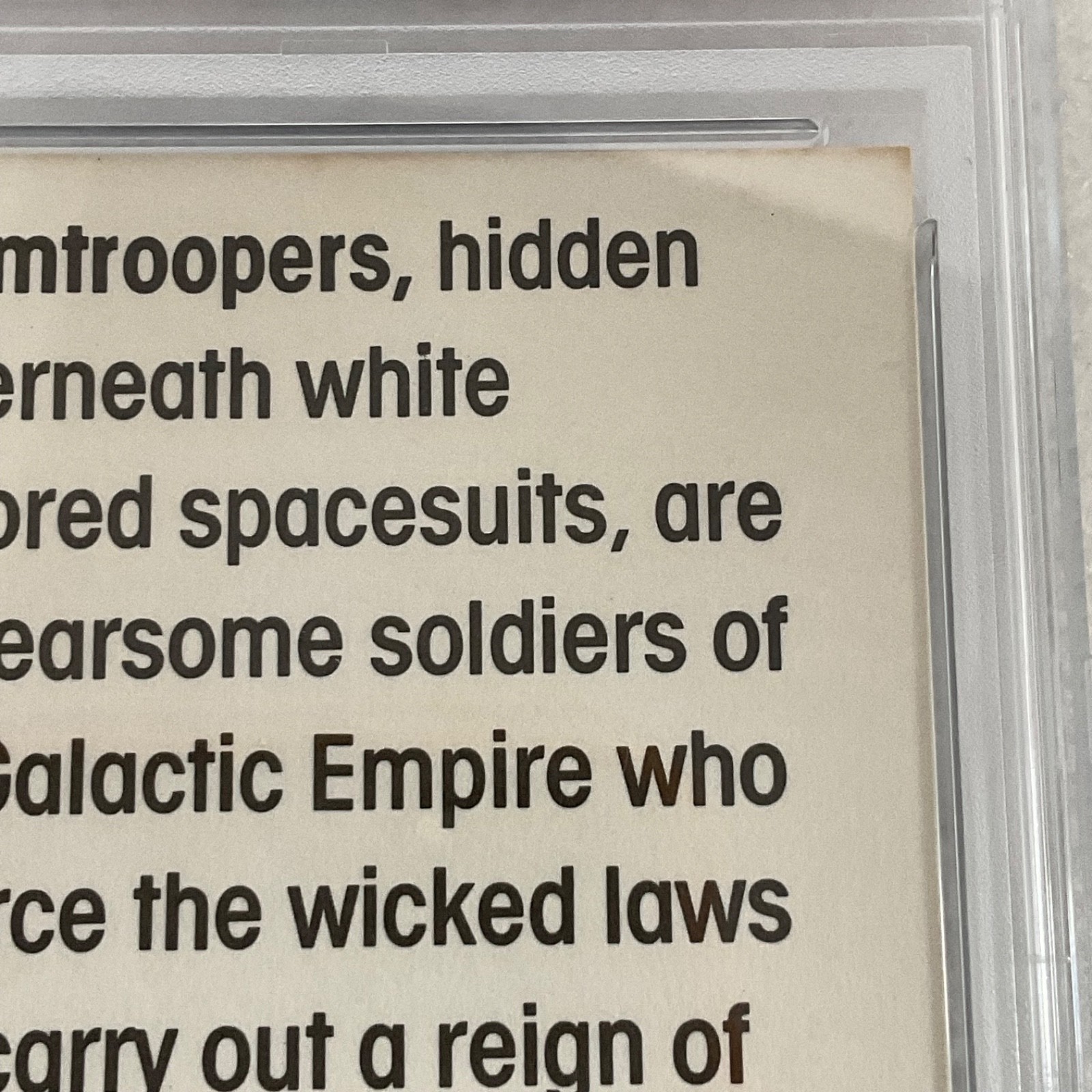 Star Wars 1977 Wonder Bread Stormtroopers #12 PSA 6 CERT#151033757 - Image 15