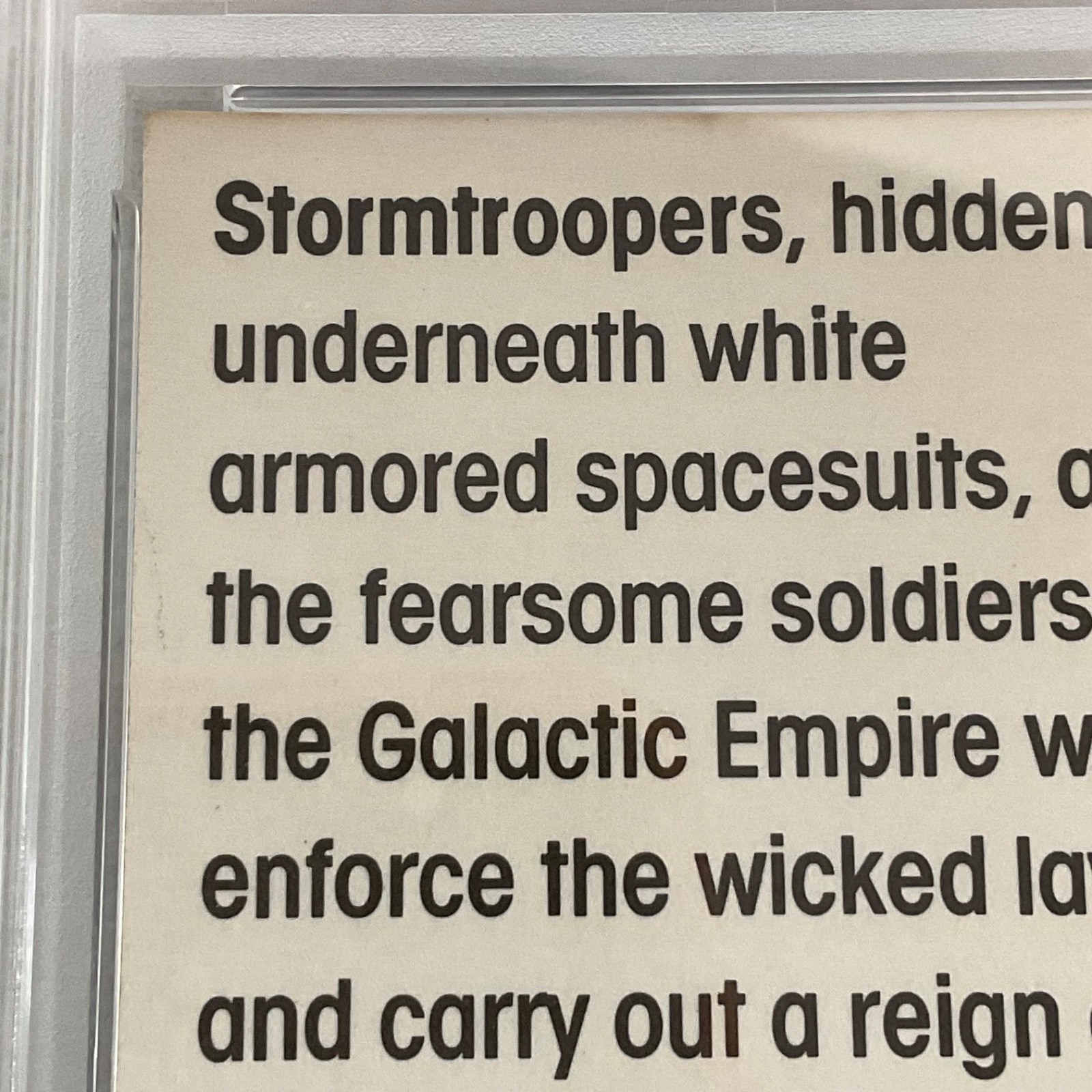 Star Wars 1977 Wonder Bread Stormtroopers #12 PSA 6 CERT#151033757 - Image 14