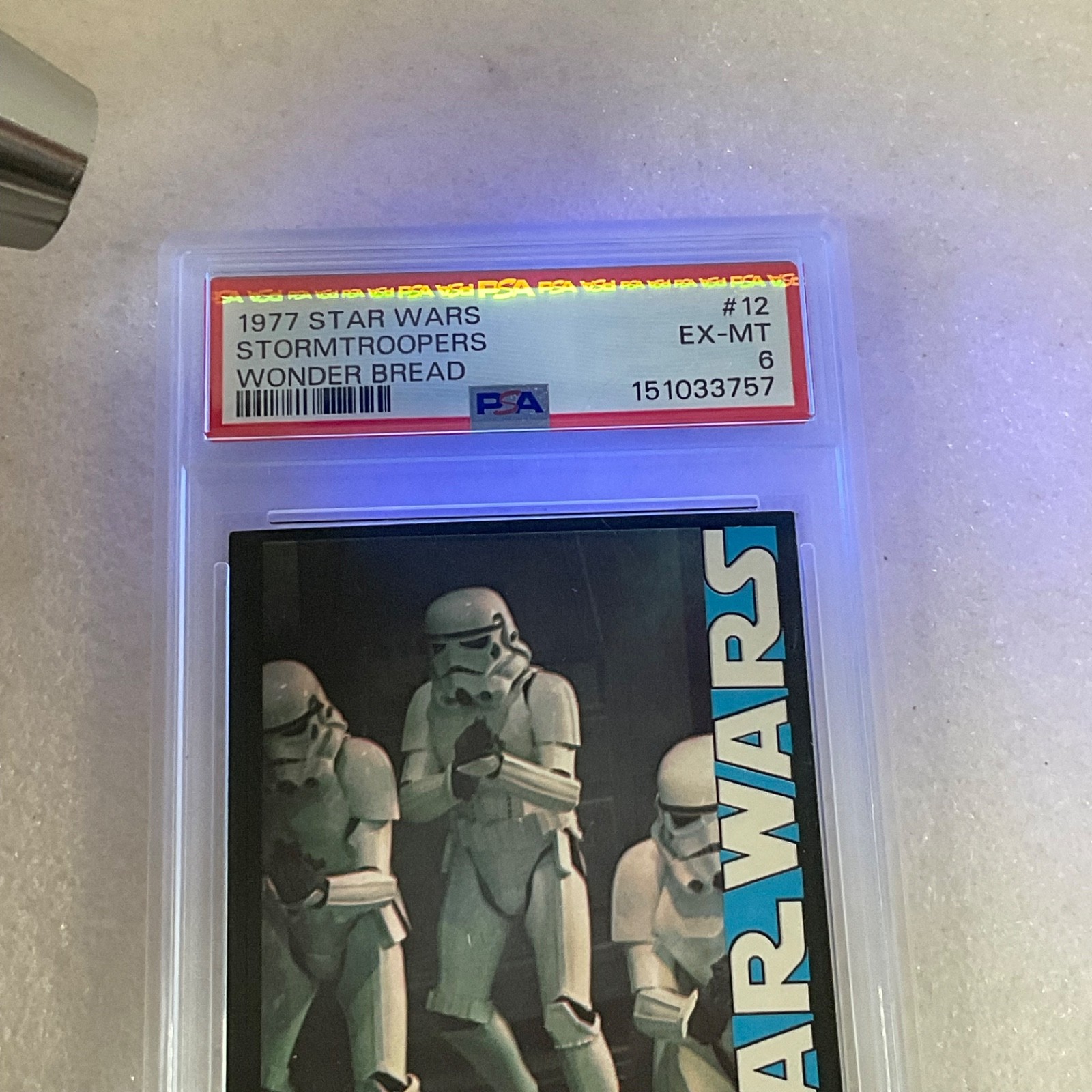 Star Wars 1977 Wonder Bread Stormtroopers #12 PSA 6 CERT#151033757 - Image 18