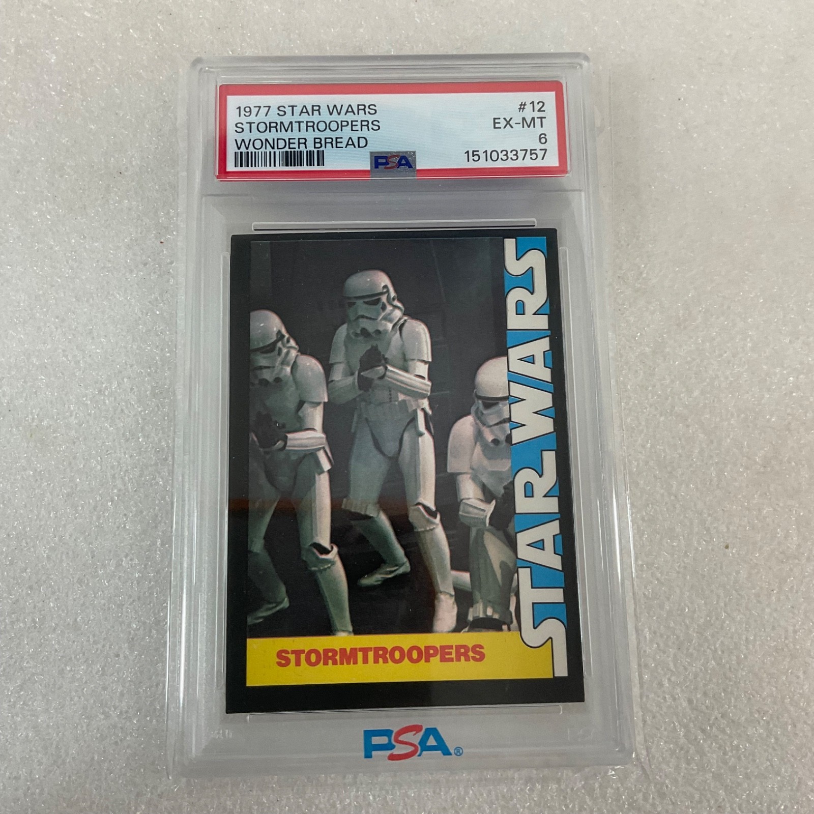 Star Wars 1977 Wonder Bread Stormtroopers #12 PSA 6 CERT#151033757 - Image 20