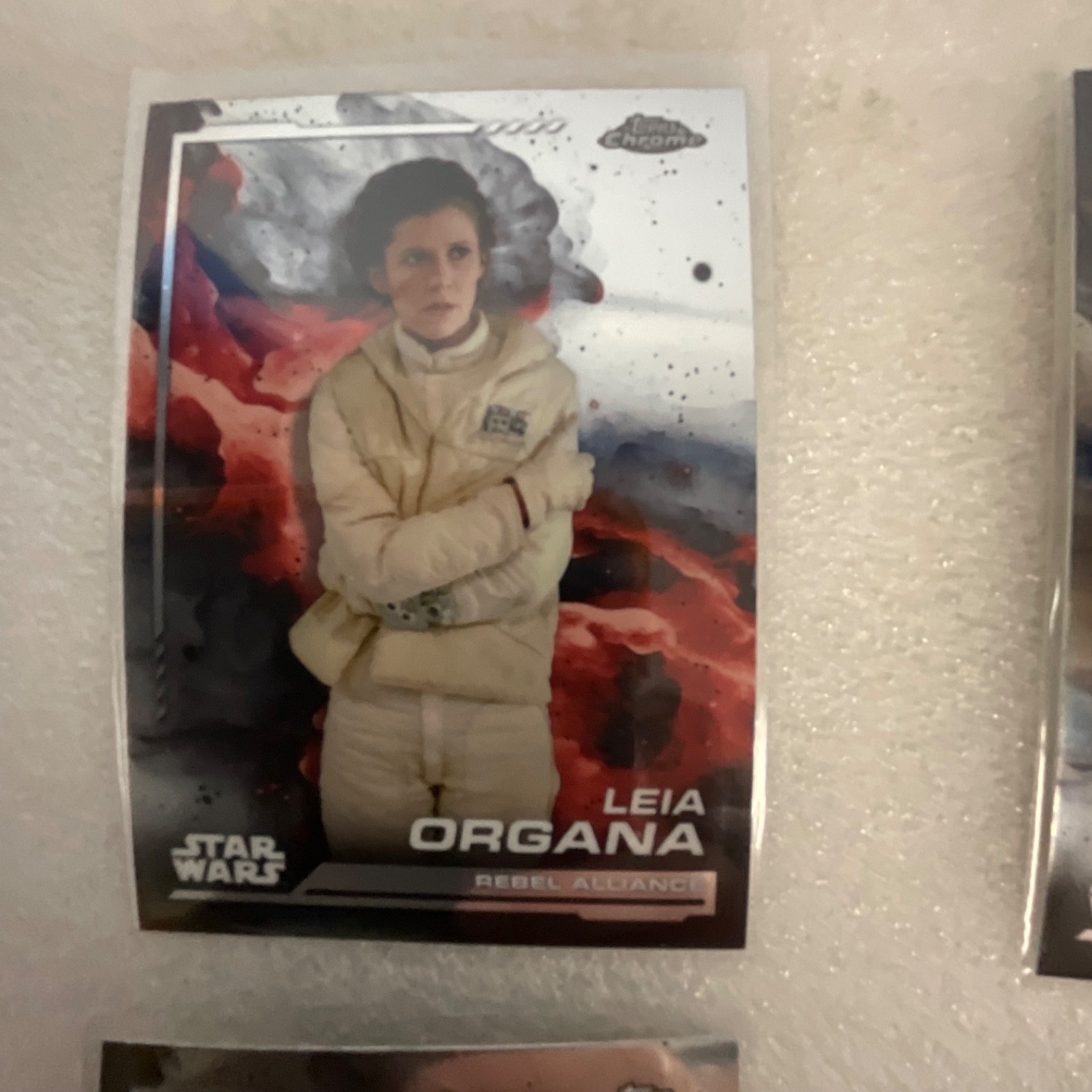 2024 Topps Chrome Star Wars 10 Card Lot Grogu Leia Shin Hati - Image 3