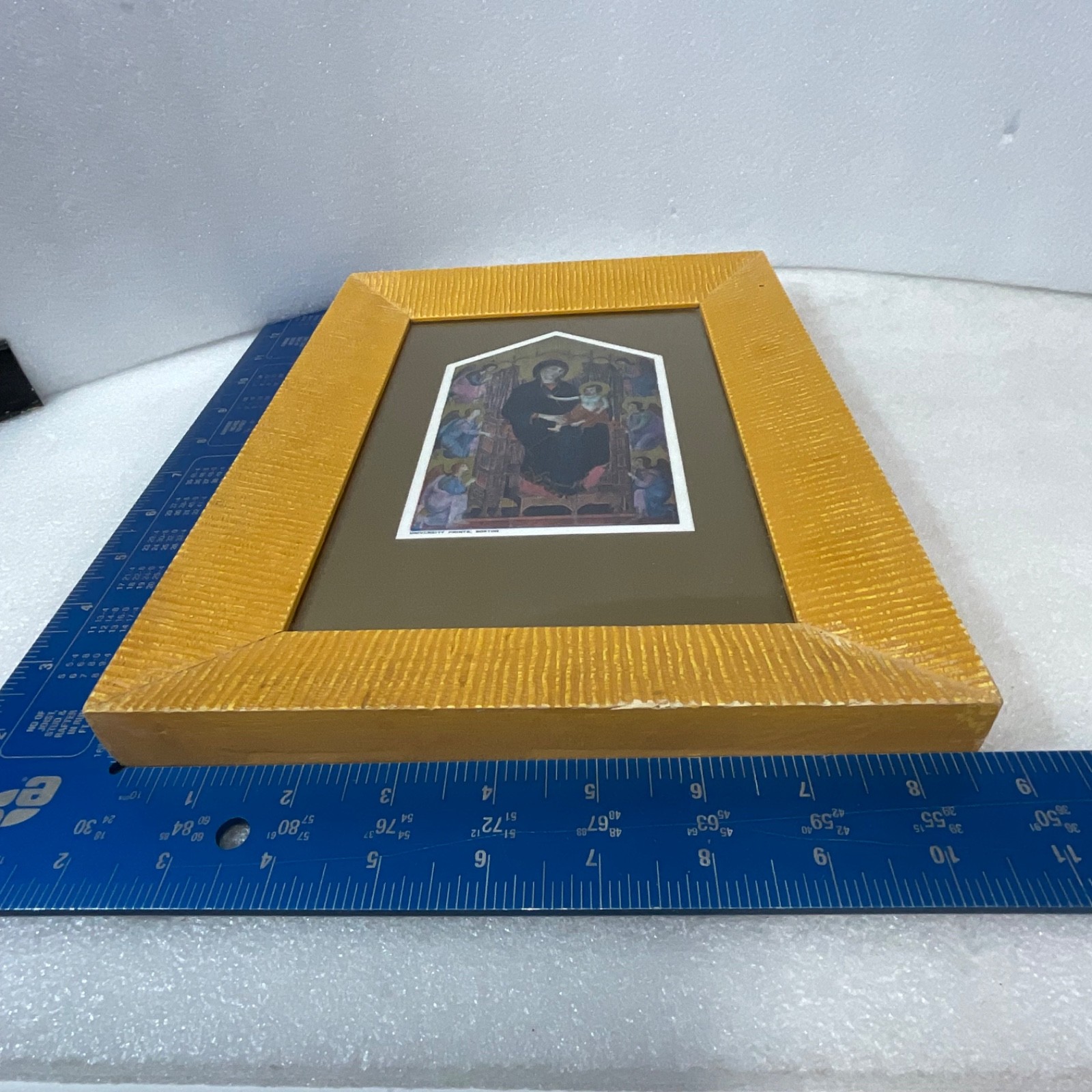 Framed Madonna Child Religious Print University Prints Boston 12x9in - Image 5