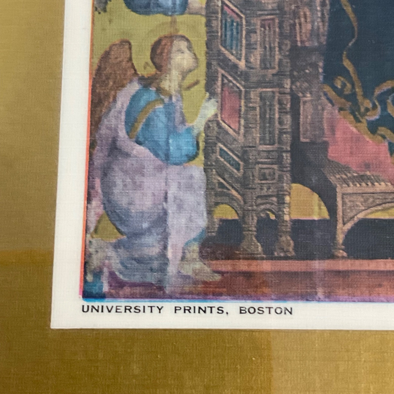 Framed Madonna Child Religious Print University Prints Boston 12x9in - Image 10