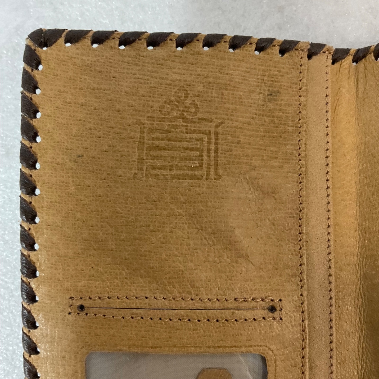 Chinggis Khan Leather Wallet Mongolia Tooled Bifold Montulga Co Ltd Genghis Khan - Image 6