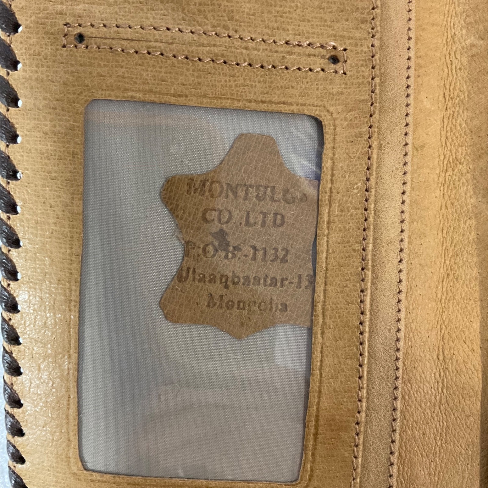 Chinggis Khan Leather Wallet Mongolia Tooled Bifold Montulga Co Ltd Genghis Khan - Image 5