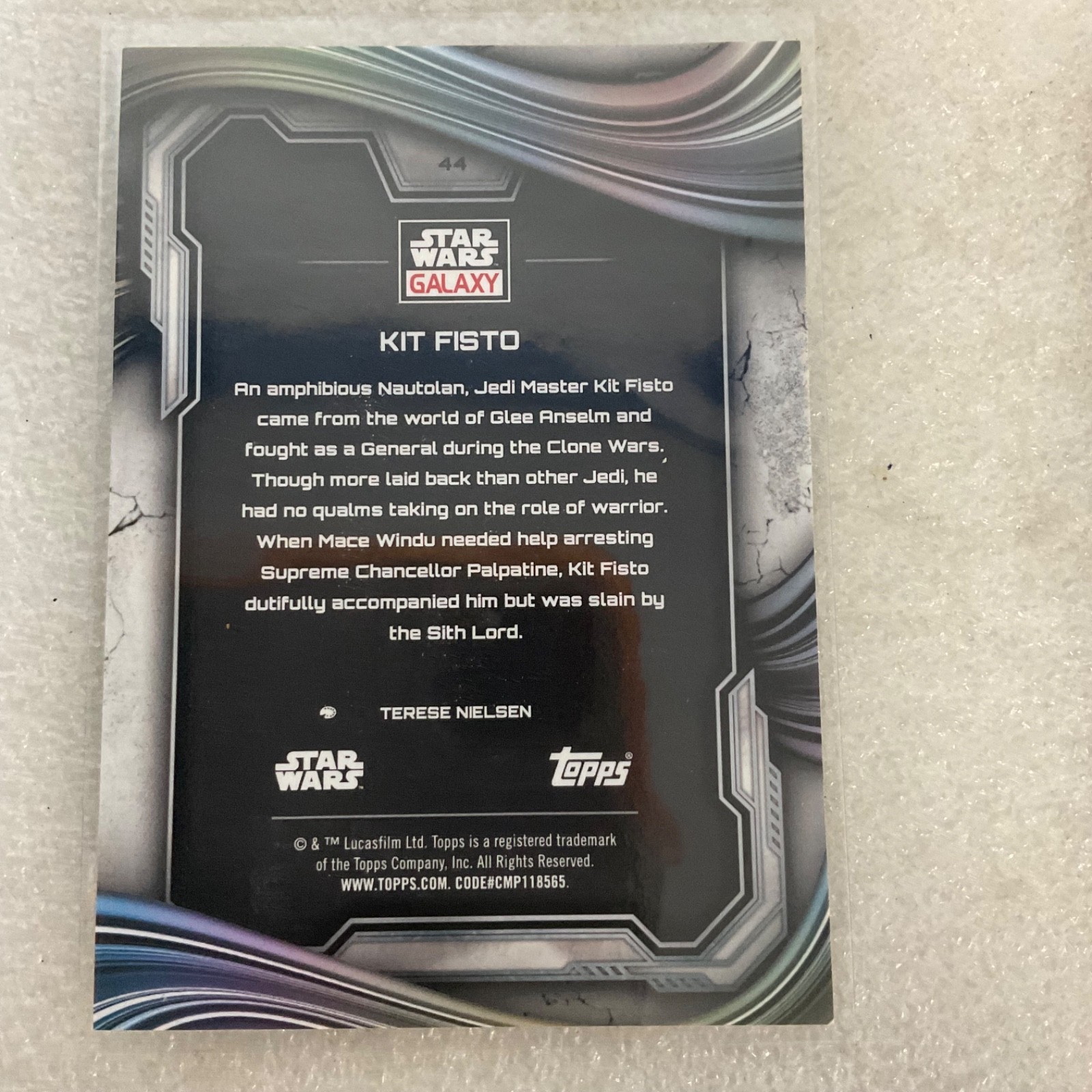 2025 Topps Star Wars Chrome Galaxy 10 Card Lot Cassian /199 Vader Luke - Image 14