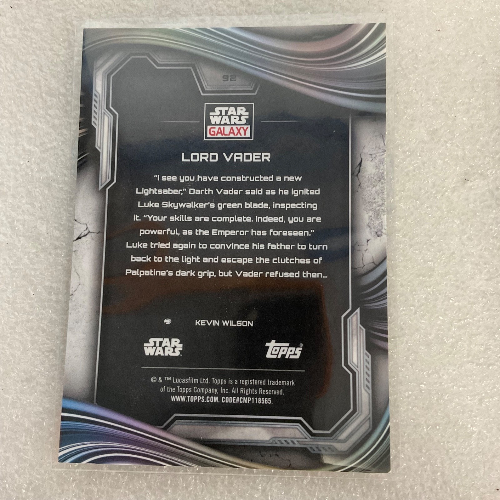 2025 Topps Star Wars Chrome Galaxy 10 Card Lot Cassian /199 Vader Luke - Image 13