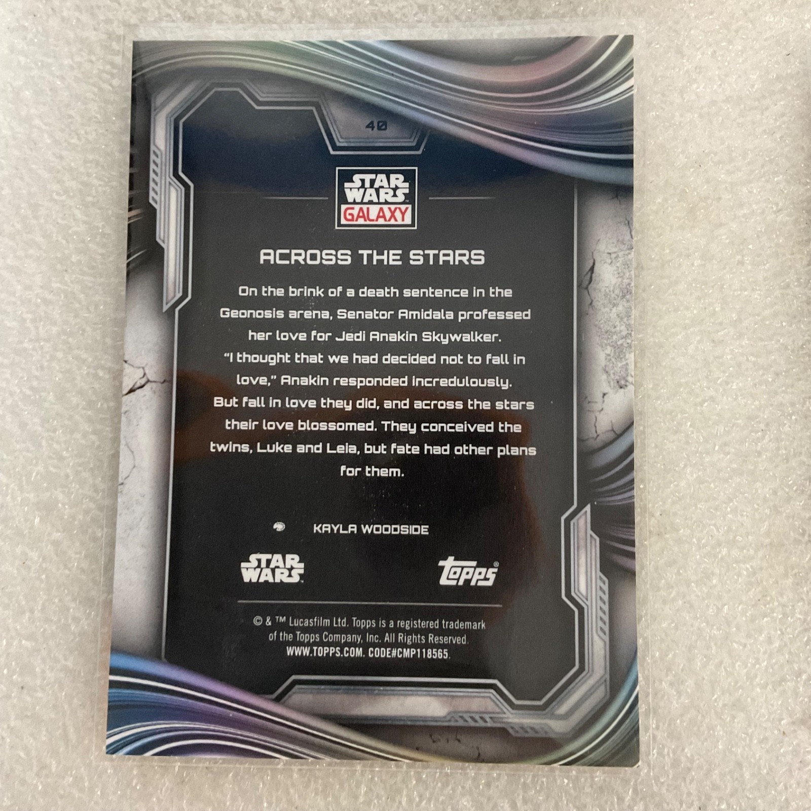 2025 Topps Star Wars Chrome Galaxy 10 Card Lot Cassian /199 Vader Luke - Image 17