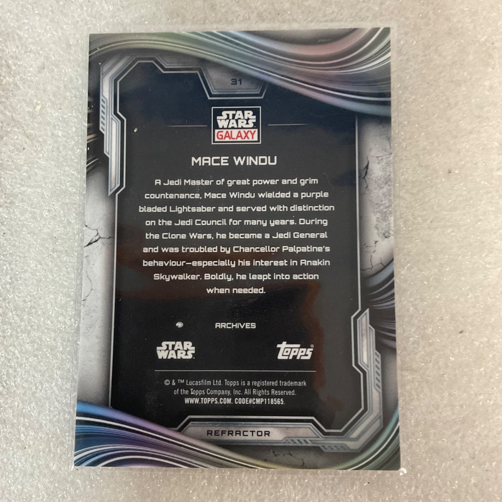 2025 Topps Star Wars Chrome Galaxy 10 Card Lot Cassian /199 Vader Luke - Image 19