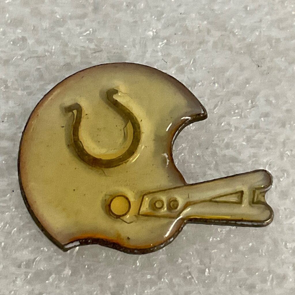 Indianapolis Colts NFL Helmet Lapel Pin Football VTG Collectible Memorabilia - Image 1