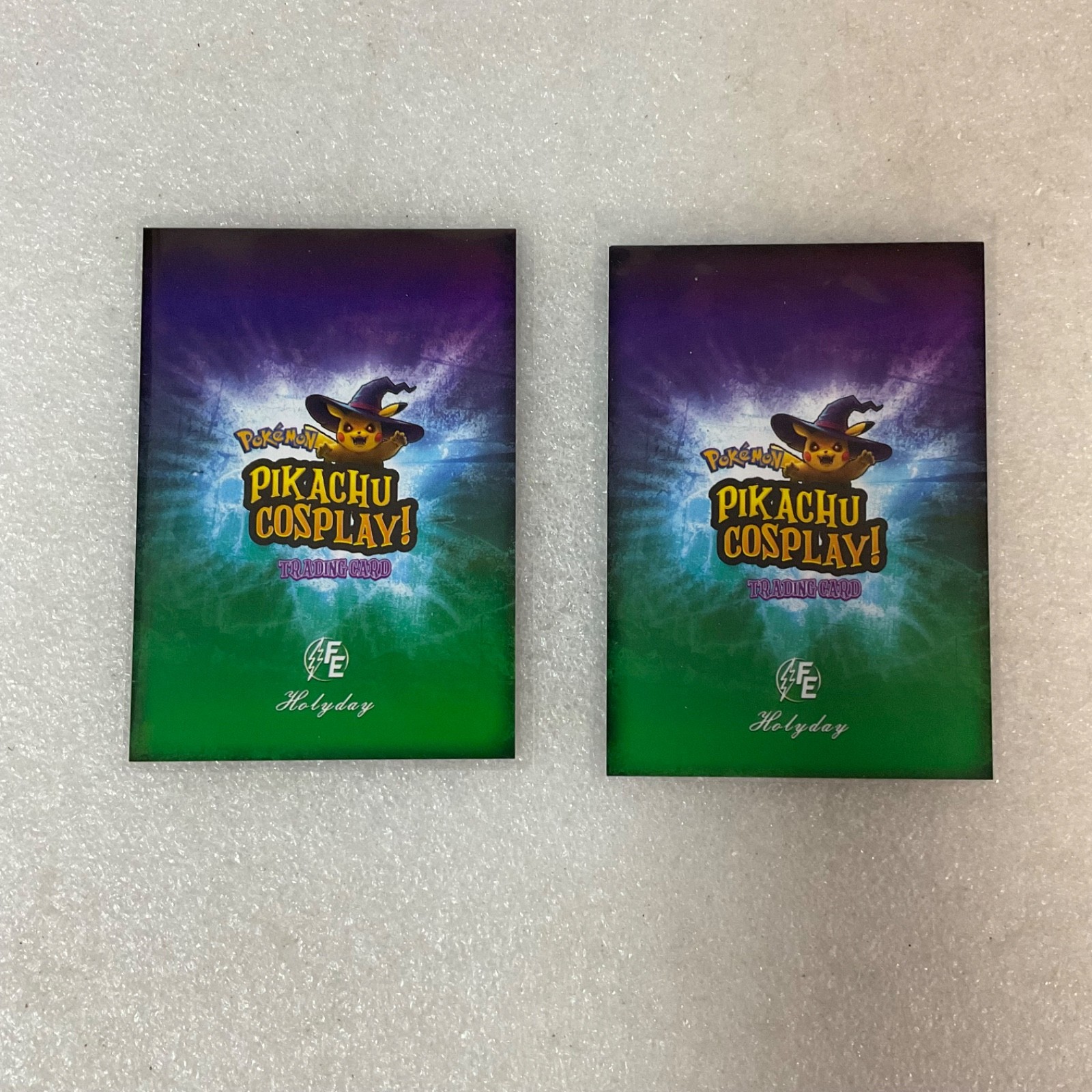Pikachu Cosplay Custom Art Holo Cards Lot of 2 Silver Surfer Mortal Kombat - Image 2