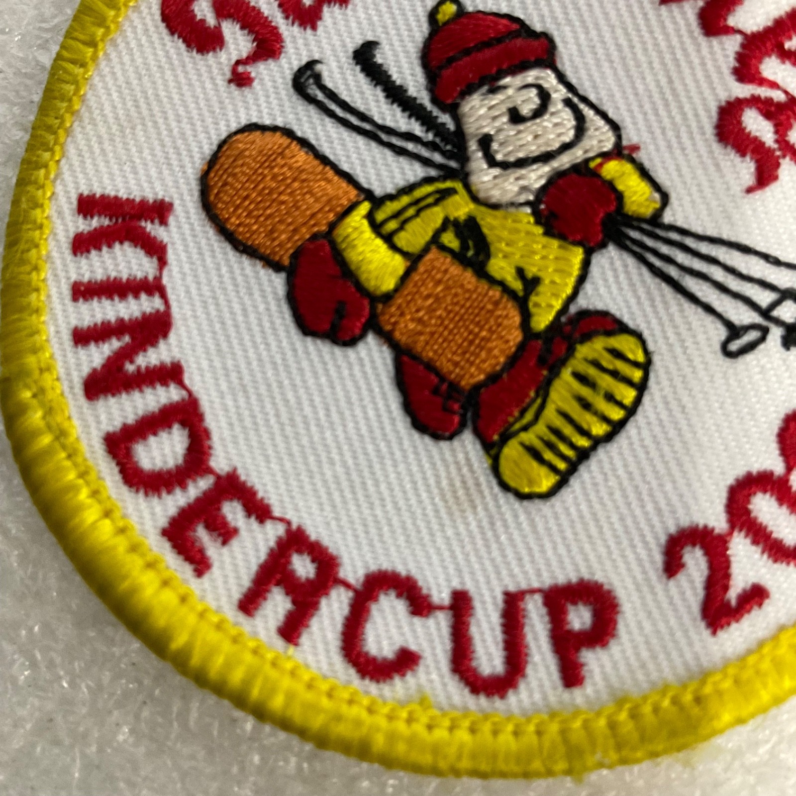 Sun Valley Undercup 2005 Embroidered Ski Snowboard Patch Yellow Border - Image 5