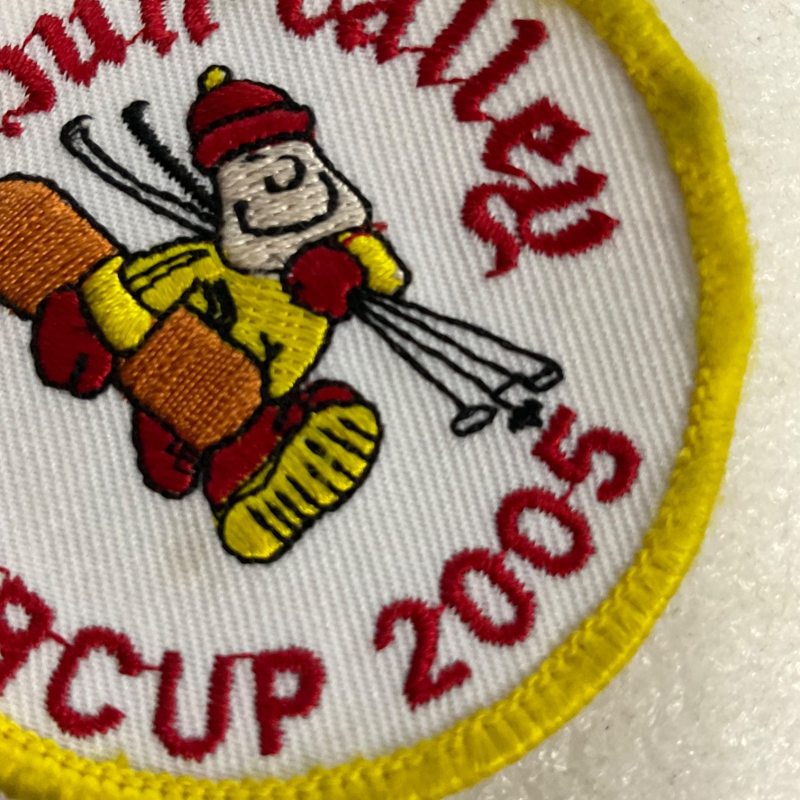 Sun Valley Undercup 2005 Embroidered Ski Snowboard Patch Yellow Border - Image 6