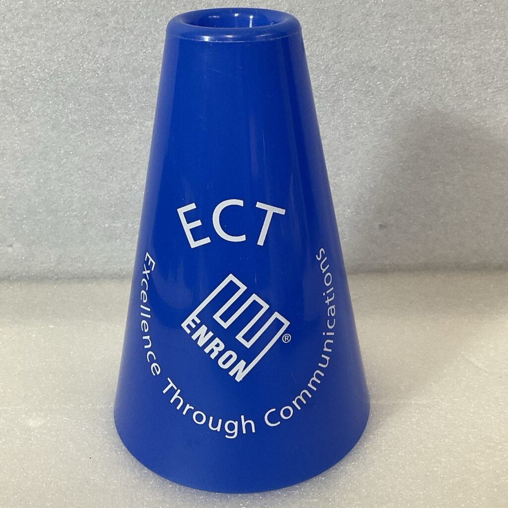 Vintage Enron ECT Promo Bullhorn Megaphone Excellence Through Communication - Image 1