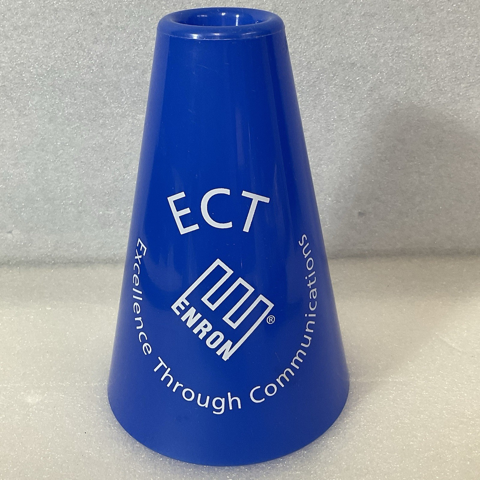 Vintage Enron ECT Promo Bullhorn Megaphone Excellence Through Communication - Image 1
