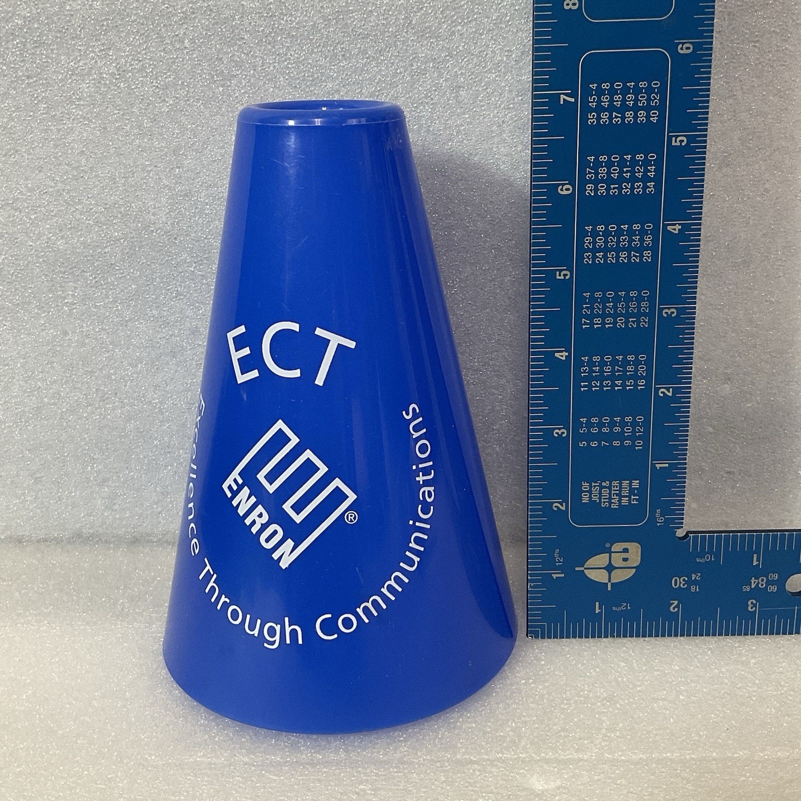 Vintage Enron ECT Promo Bullhorn Megaphone Excellence Through Communication - Image 8