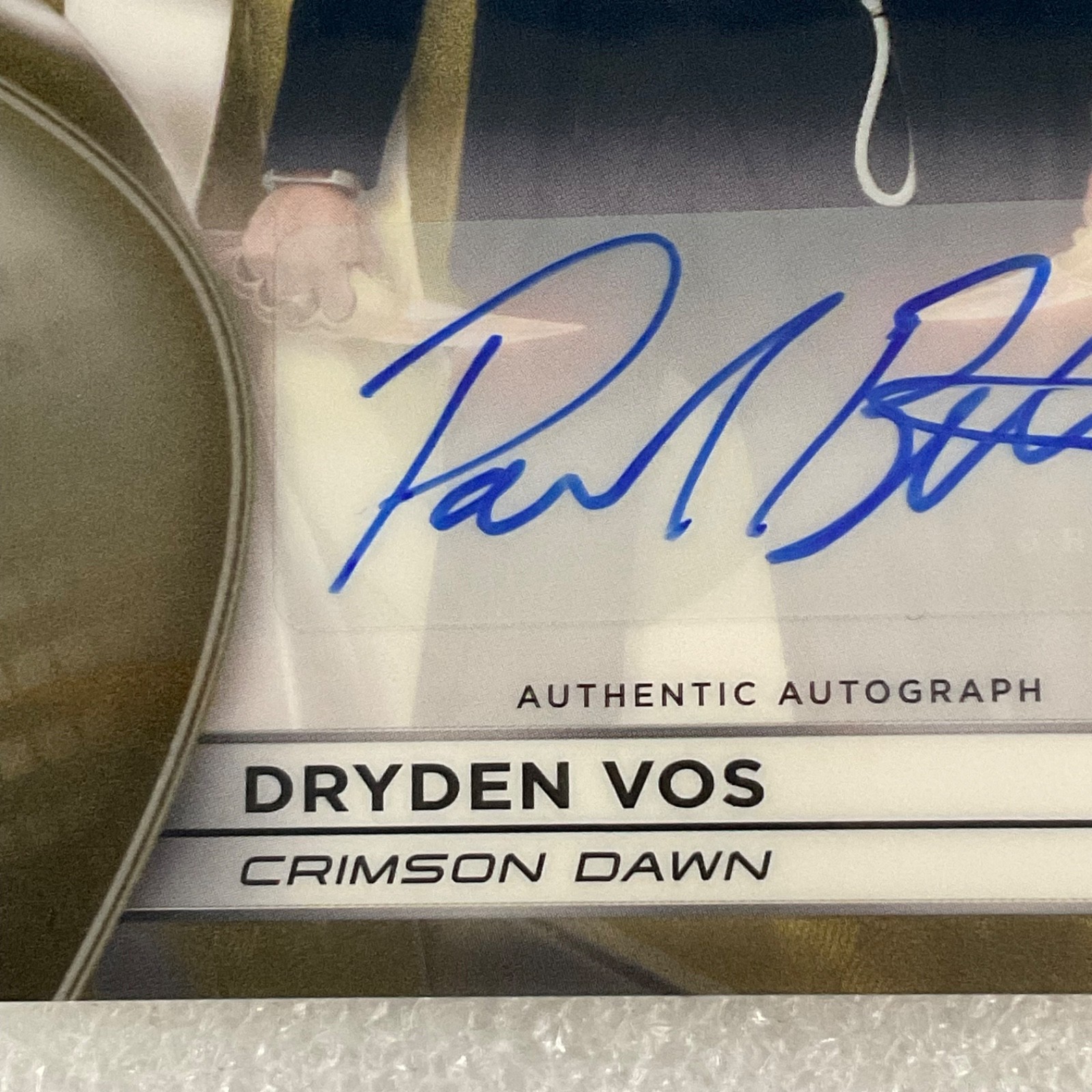Star Wars Smugglers Outpost Dryden Vos Paul Bettany Auto 1/1 CB-PB - Image 7