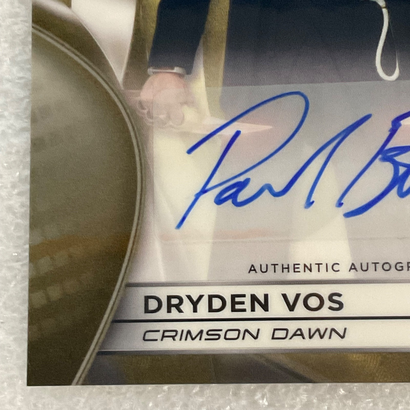 Star Wars Smugglers Outpost Dryden Vos Paul Bettany Auto 1/1 CB-PB - Image 8