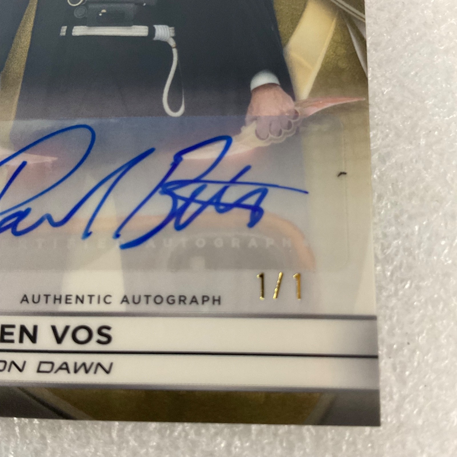 Star Wars Smugglers Outpost Dryden Vos Paul Bettany Auto 1/1 CB-PB - Image 19