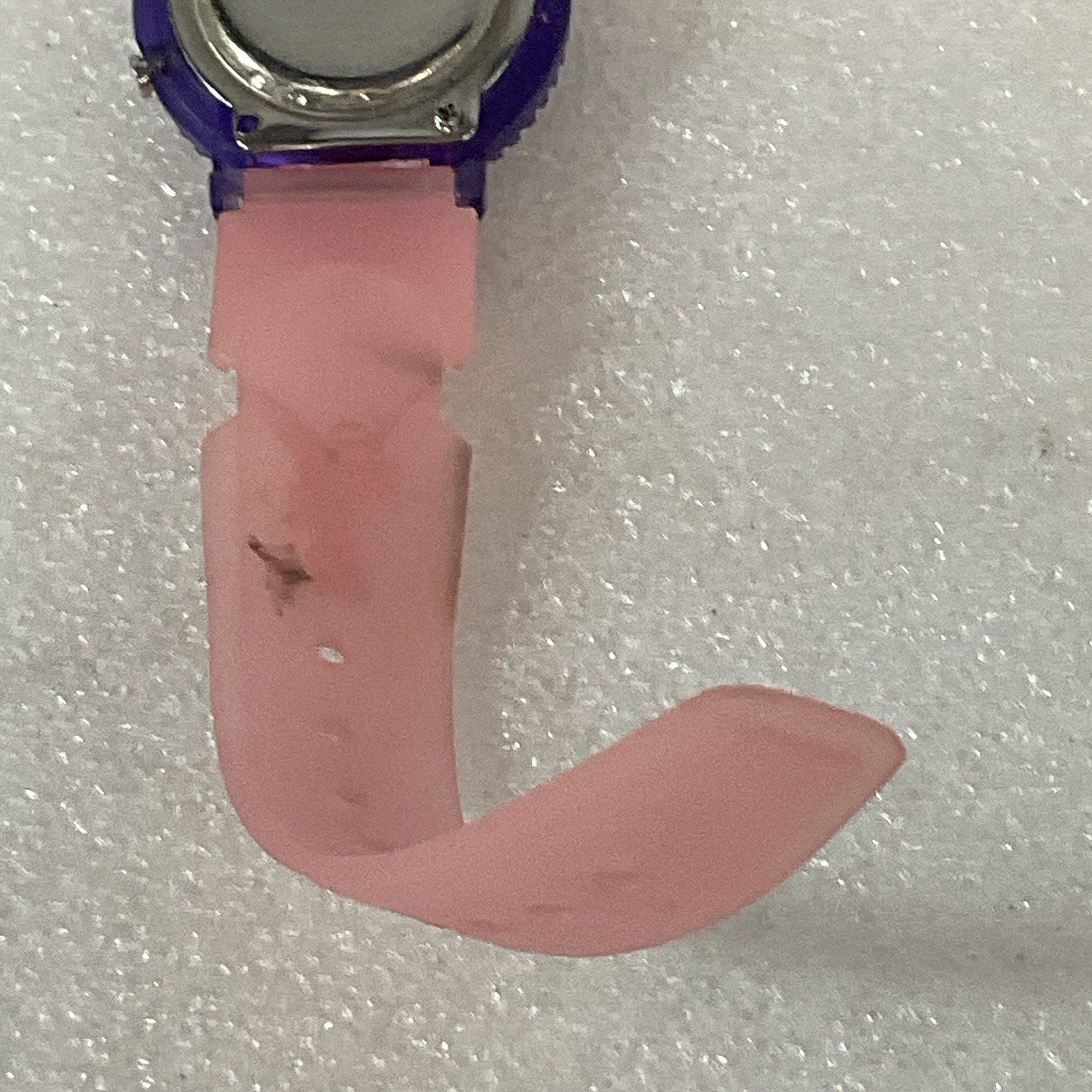 Disney Tinkerbell Watch M10077 Pink Purple Youth Girls Analog Quartz Rare Worn - Image 9