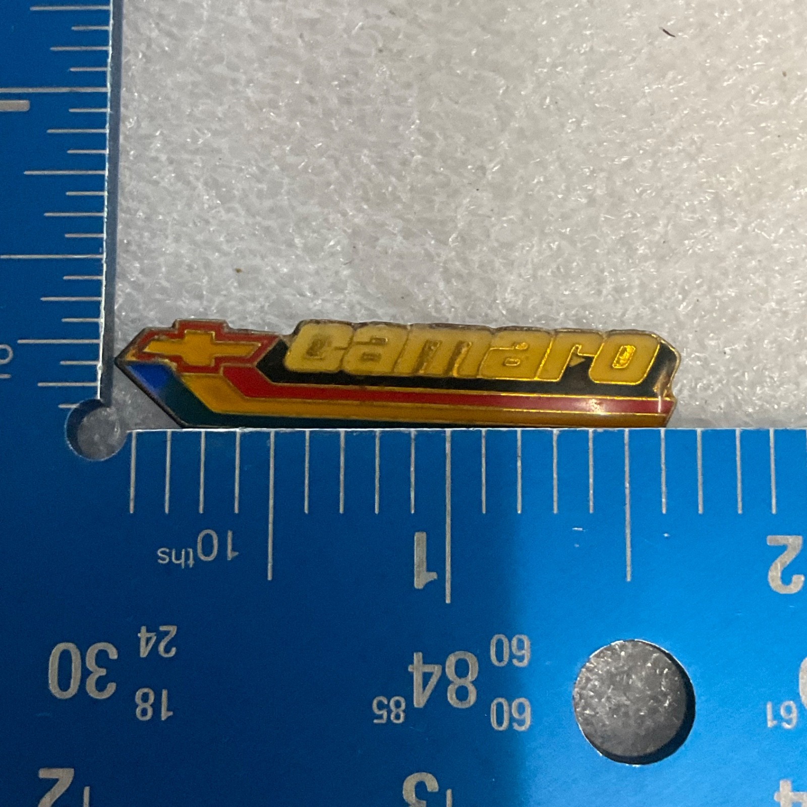 Chevrolet Camaro Vintage Pin Badge Enamel Lapel Tie Tack GM Retro Collectible - Image 3