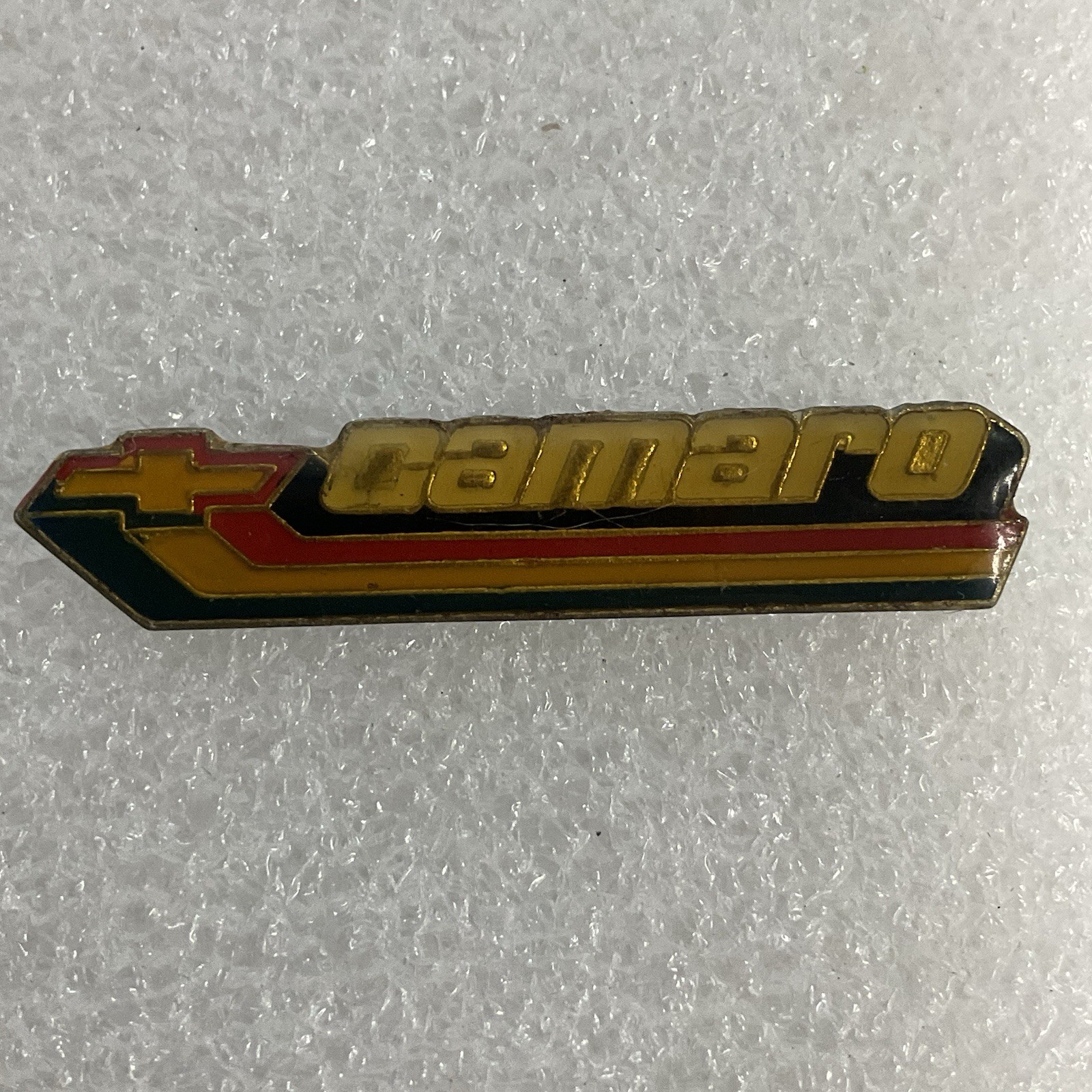 Vintage Chevrolet Camaro Pin Badge Enamel Lapel Tie Tack GM Retro Collectible - Image 1