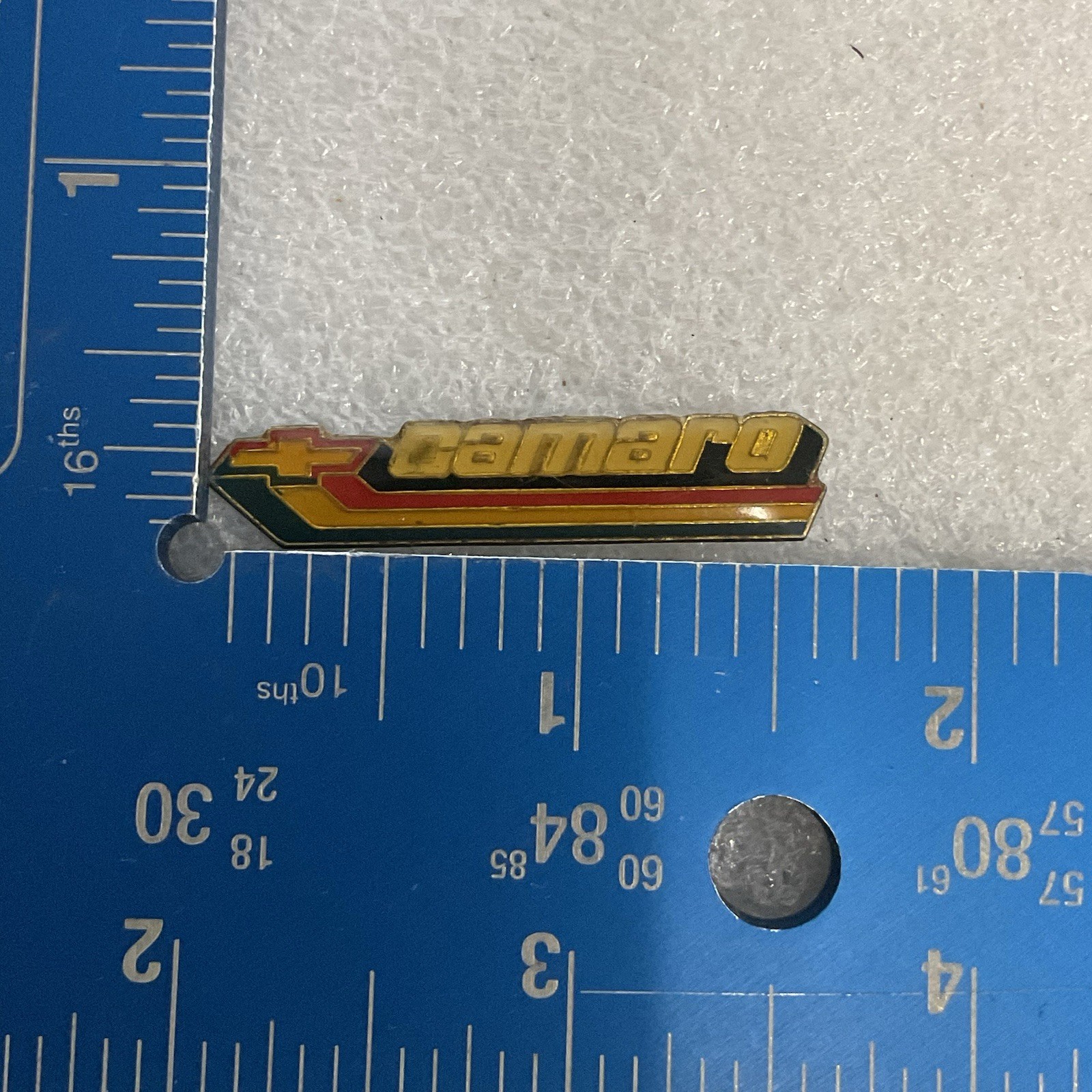 Vintage Chevrolet Camaro Pin Badge Enamel Lapel Tie Tack GM Retro Collectible - Image 3