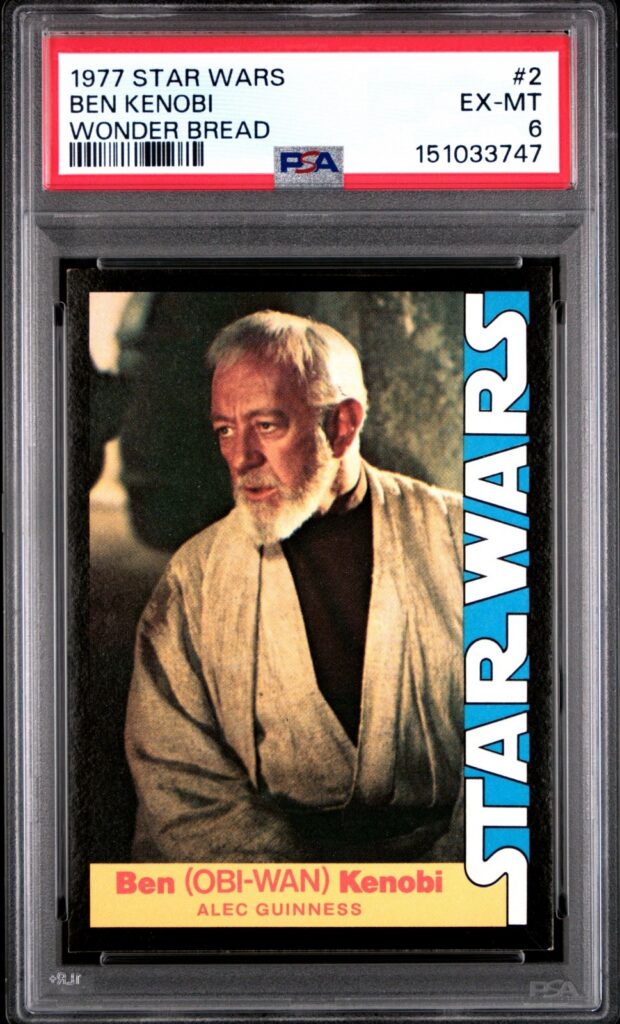 Star Wars 1977 Wonder Bread Ben Kenobi #2 PSA 6 CERT#151033747 - Image 1