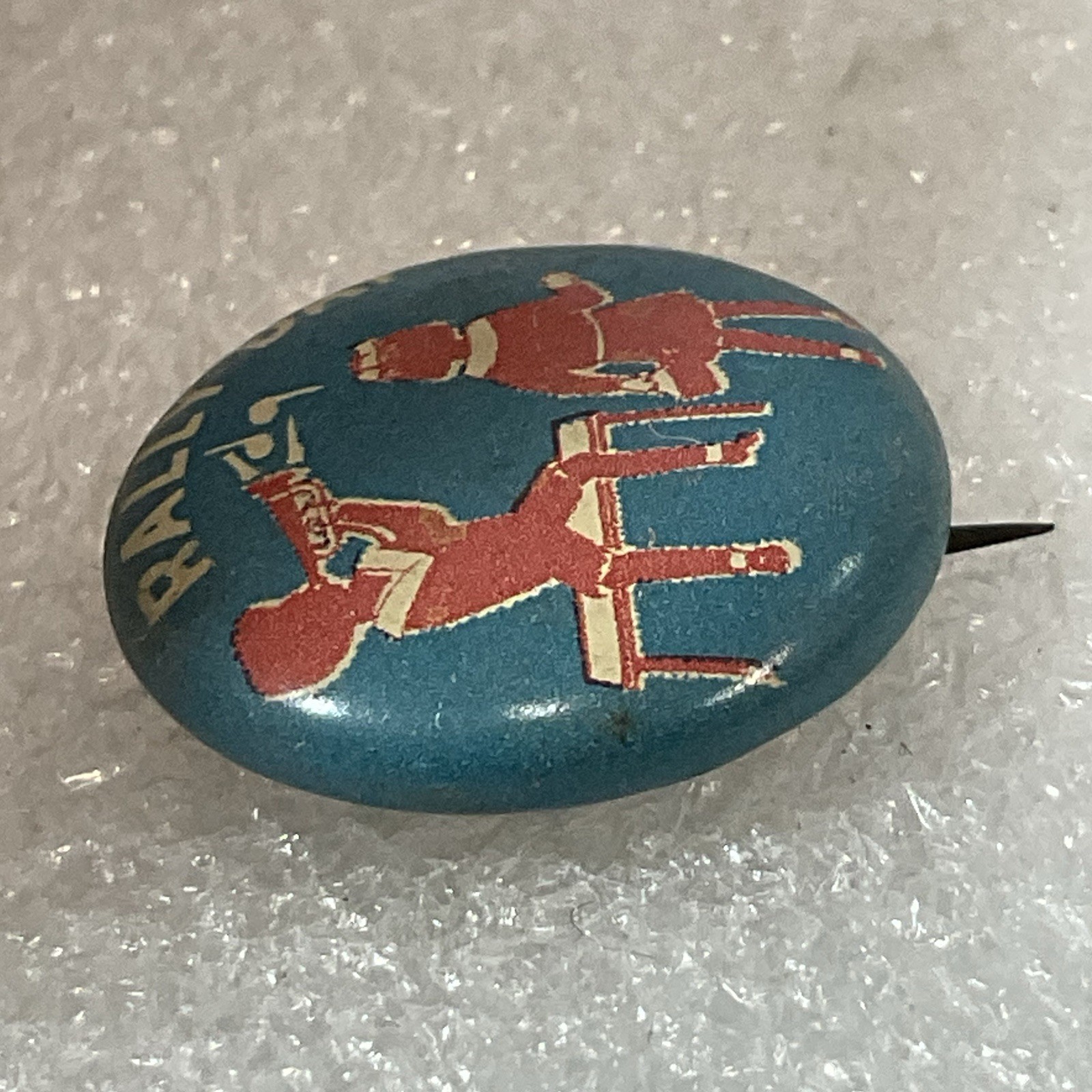 Rally Day .75” Vintage Button Made By Better SS Supply Royal Oak Mich - Image 5