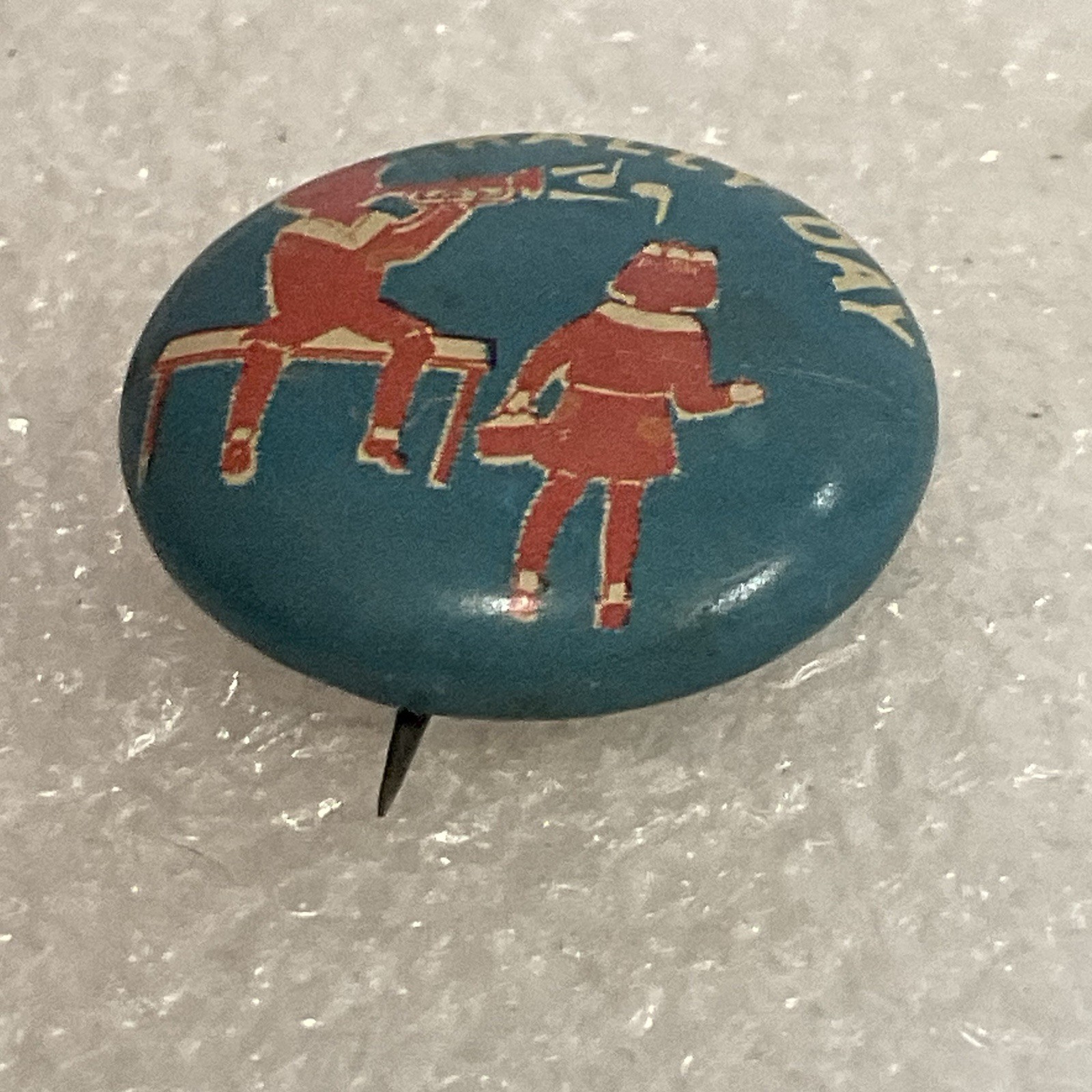 Rally Day .75” Vintage Button Made By Better SS Supply Royal Oak Mich - Image 4