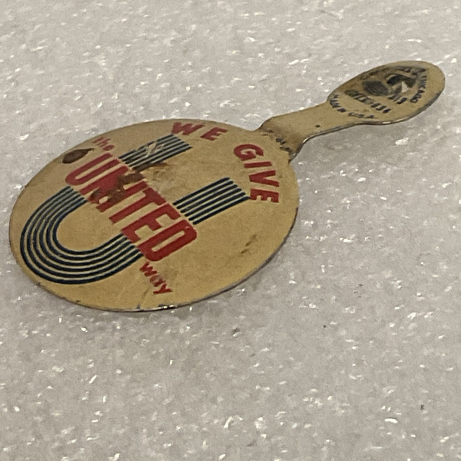 We Give The United Way Fold Over .75” Button Made By Green Duck Co - Image 4