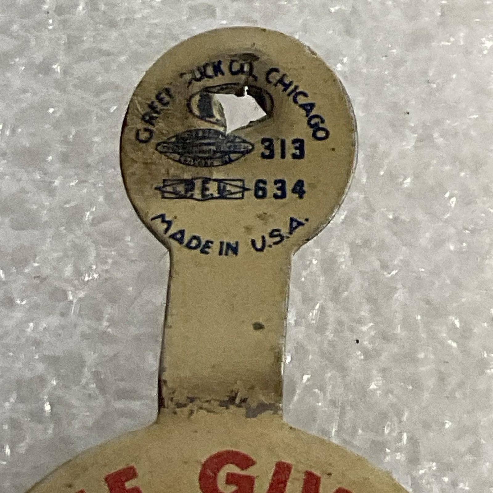 We Give The United Way Fold Over .75” Button Made By Green Duck Co - Image 6
