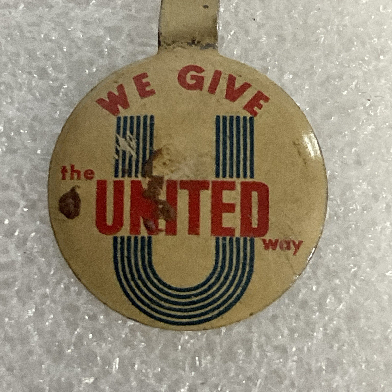 We Give The United Way Fold Over .75” Button Made By Green Duck Co - Image 7