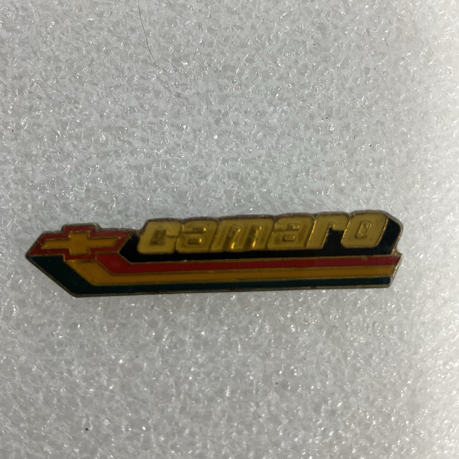 Chevrolet Camaro Pin Badge Enamel Lapel Tie Tack GM Retro Vintage Collectible - Image 1
