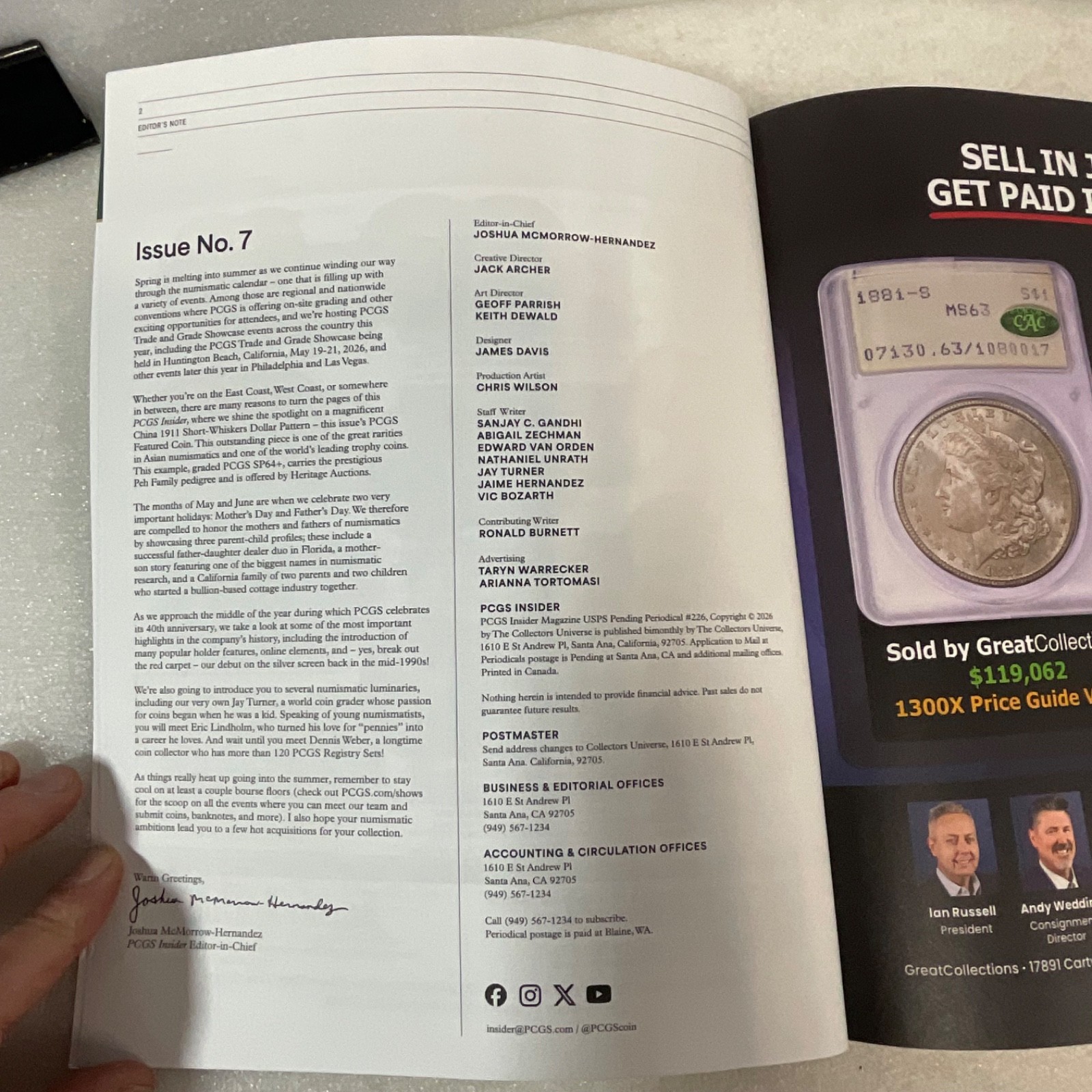 PCGS Insider Issue No 7 May June 2026 Coin Magazine Single Issue - Image 13