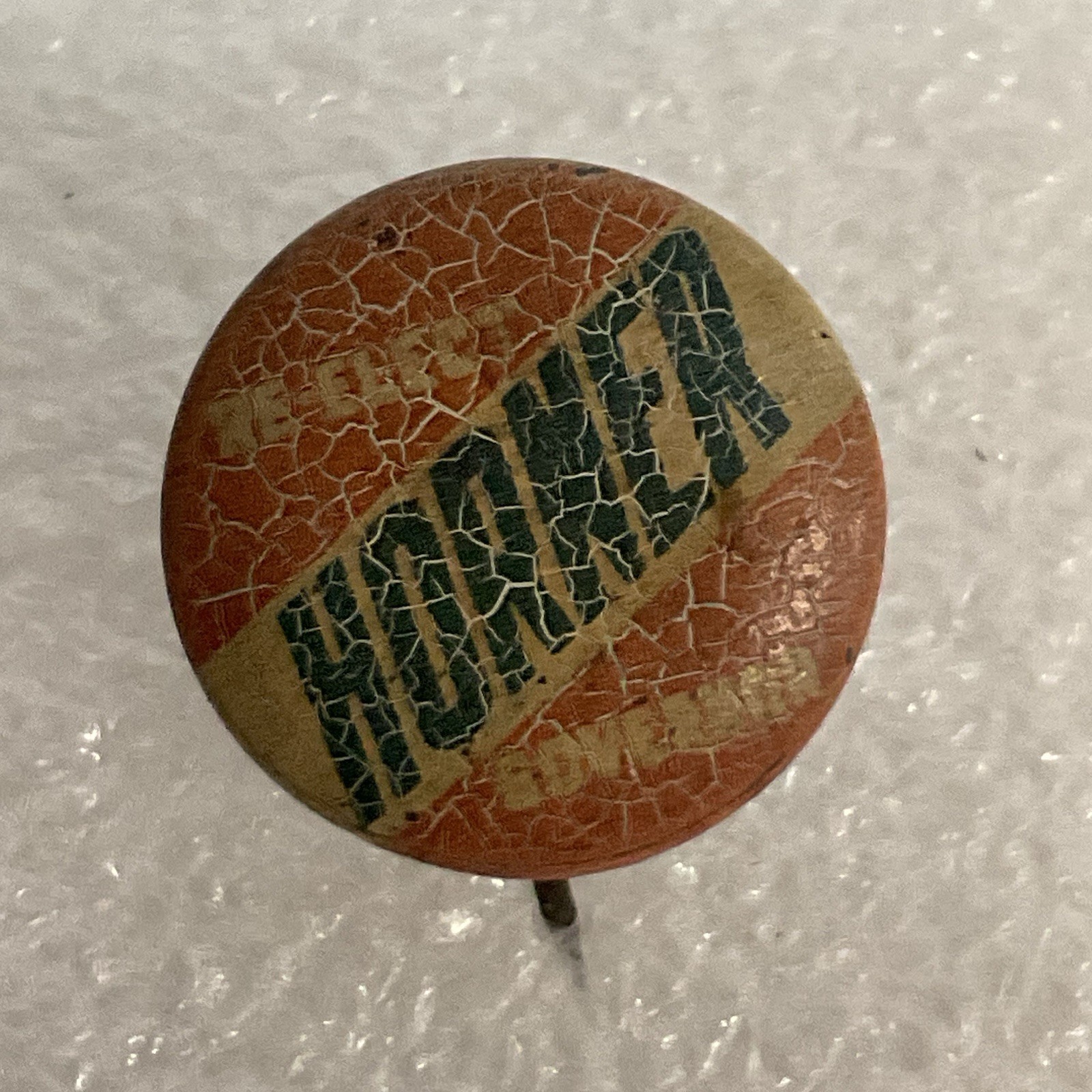 Re-Elect Horner Governor Illinois 1/2” Button Pin Pinback Green Duck - Image 1