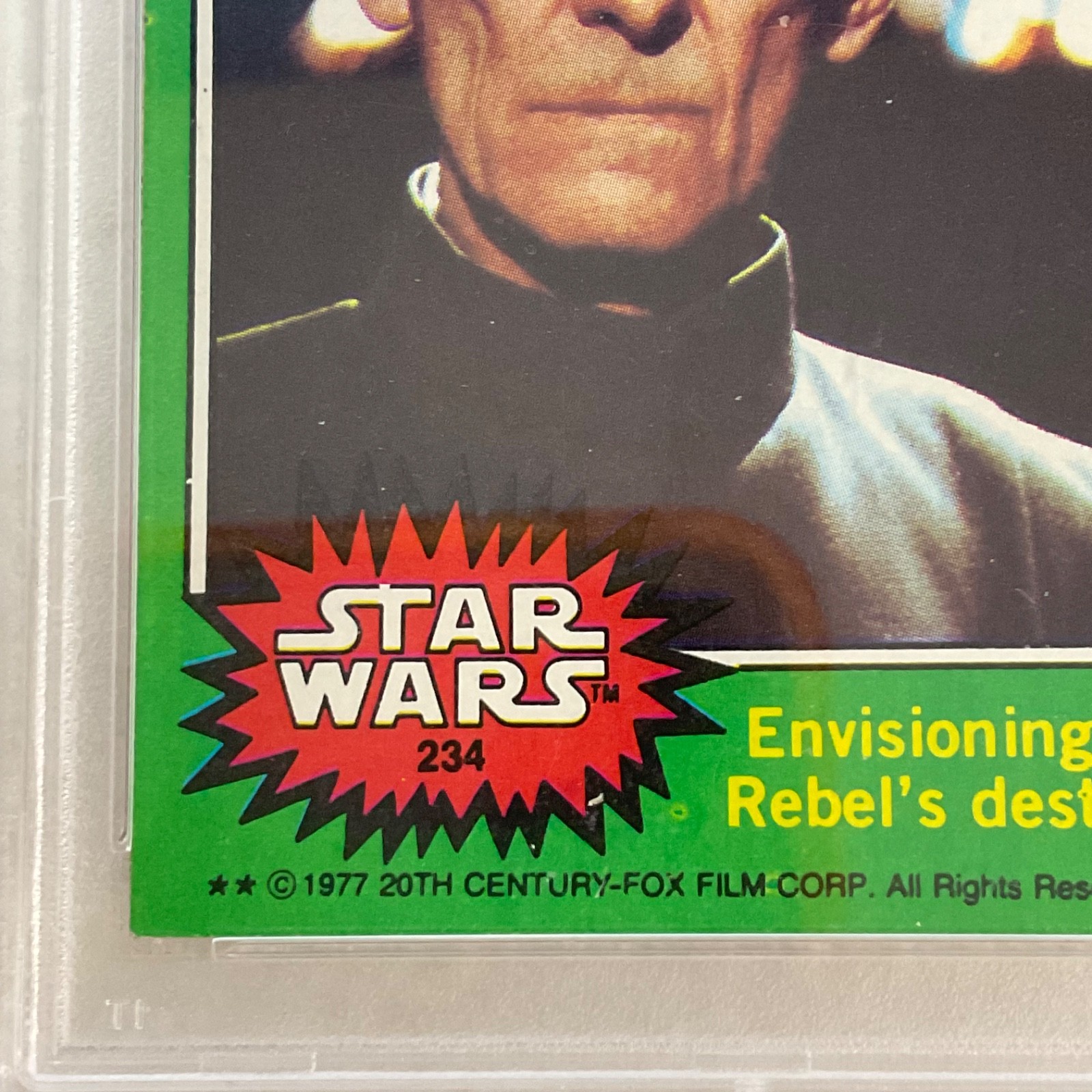 Star Wars 1977 Envisioning The Rebel's Destruction #234 PSA 8 CERT#51403072 - Image 7