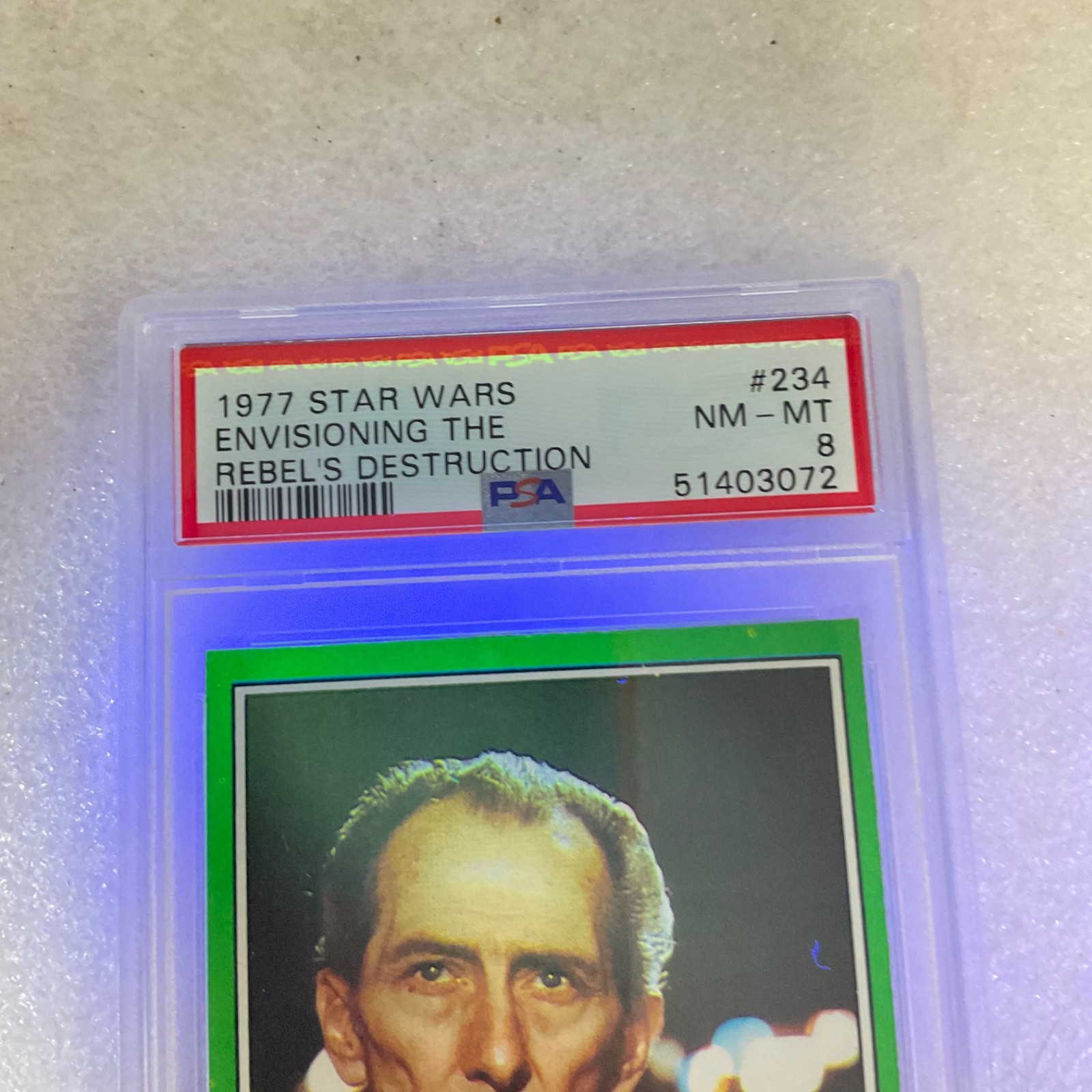 Star Wars 1977 Envisioning The Rebel's Destruction #234 PSA 8 CERT#51403072 - Image 14