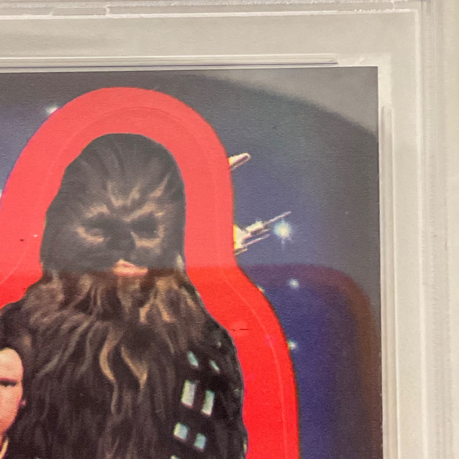 1977 Star Wars Han And Chewbacca Sticker Card #12 PSA 7 CERT#151033805 - Image 9